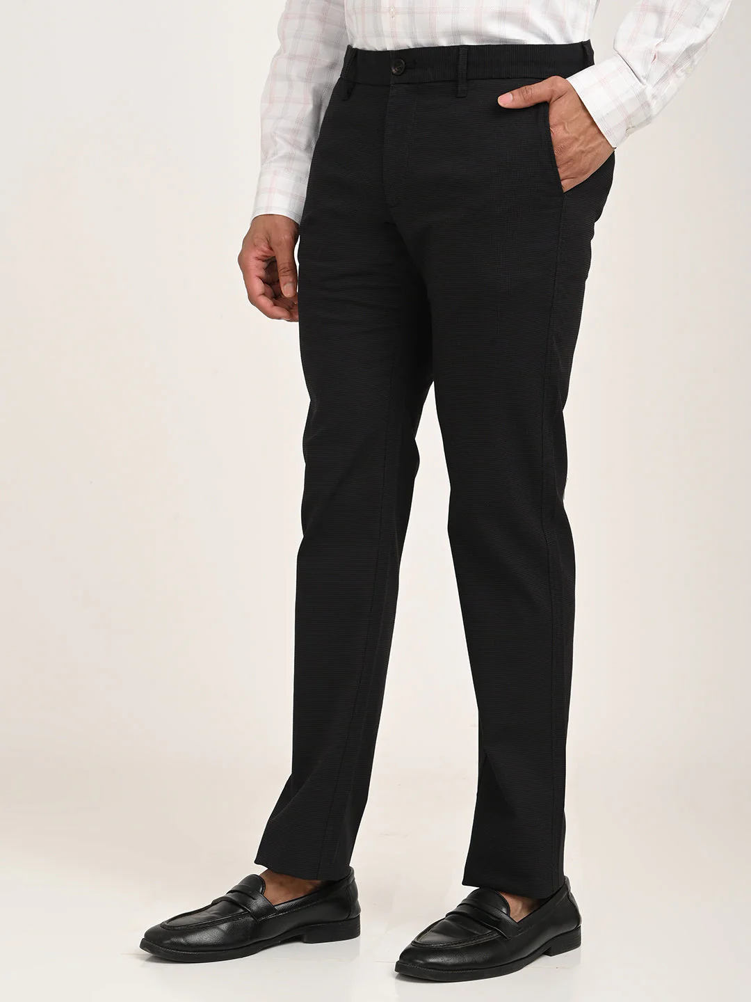 Men's Brooklyn Fit Cotton Stretch Trouser - Image 8