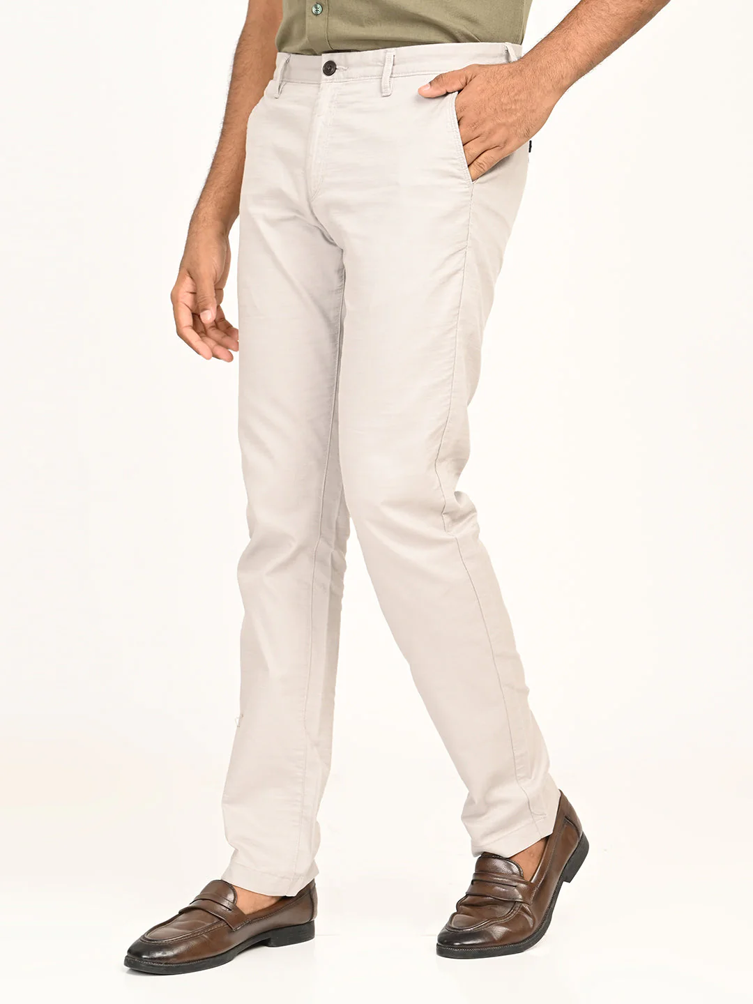 Men's Brooklyn Fit Cotton Stretch Trouser - Image 2