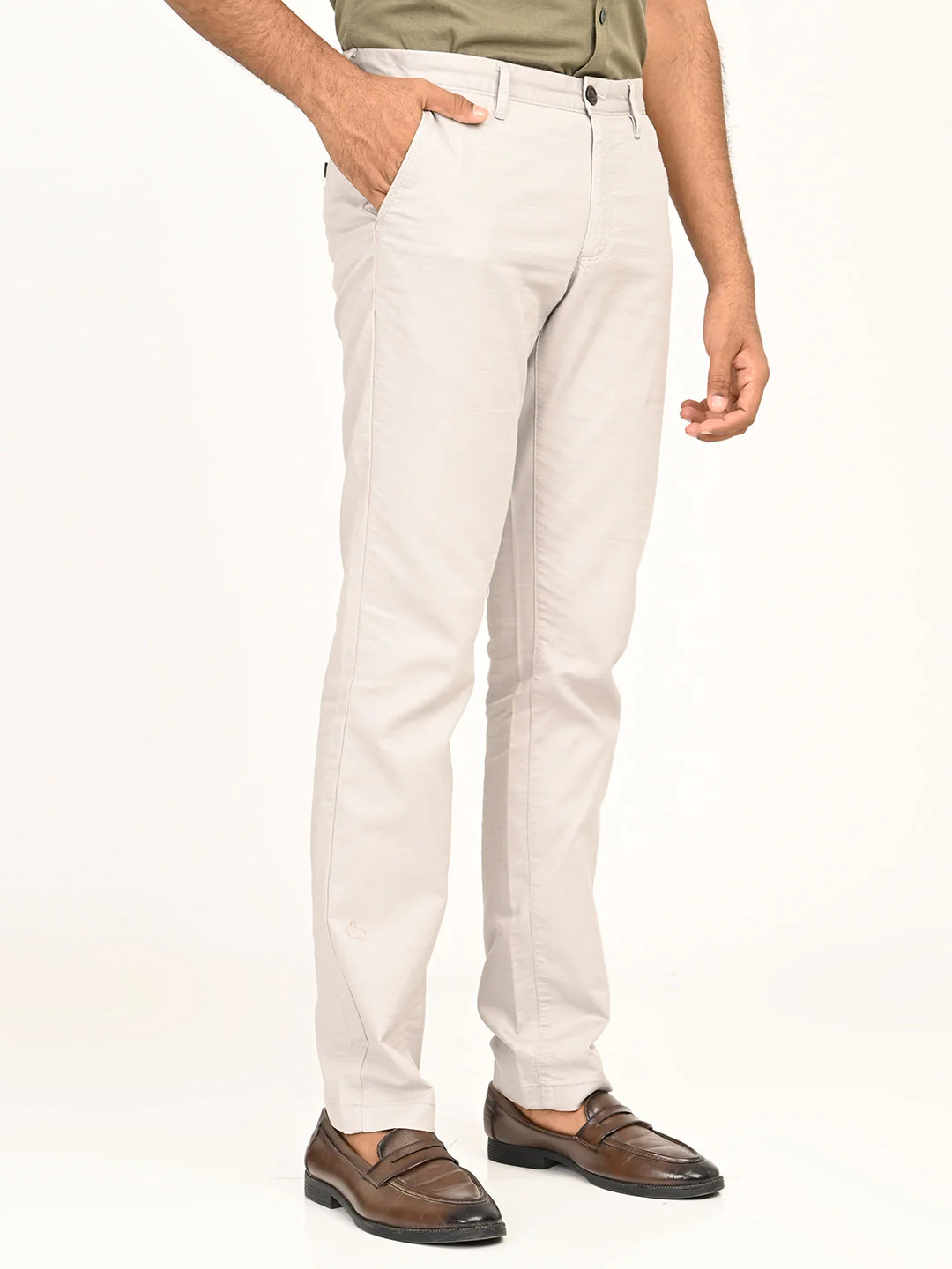 Men's Brooklyn Fit Cotton Stretch Trouser - Image 3