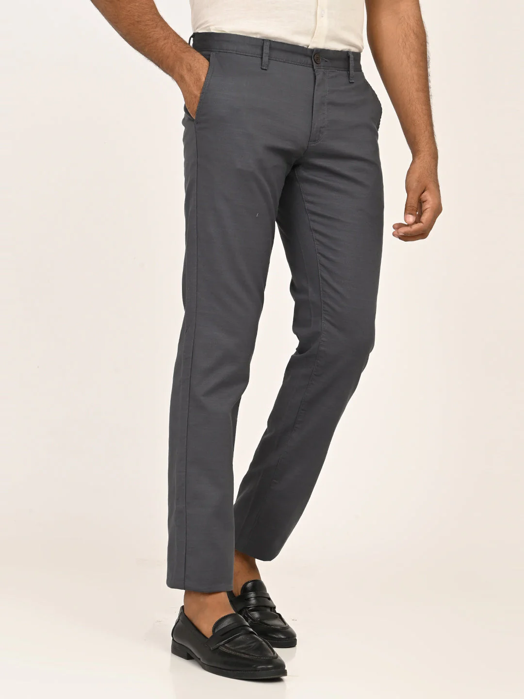 Men's Brooklyn Fit Cotton Stretch Trouser - Image 9