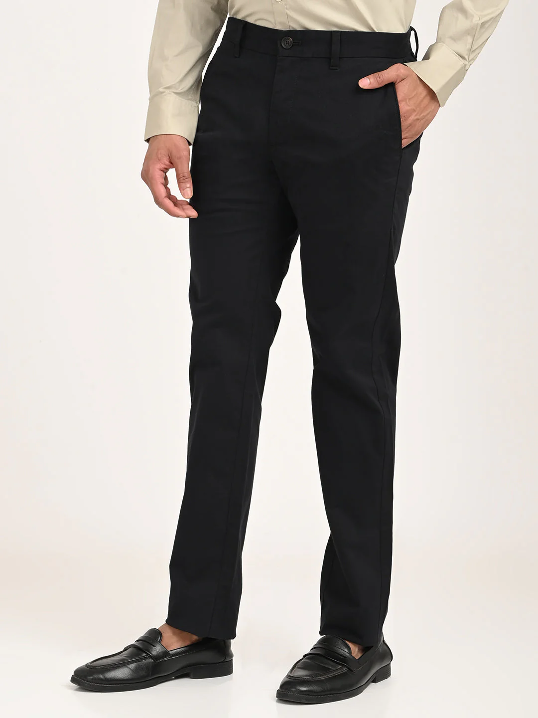 Men's Brooklyn Fit Cotton Stretch Trouser - Image 2