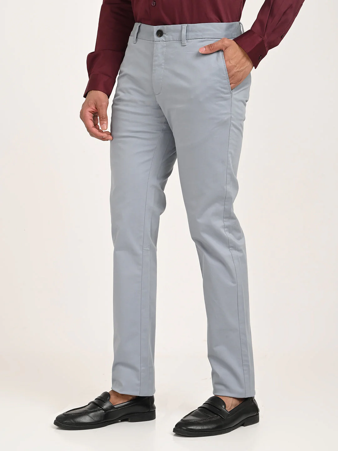 Men's Brooklyn Fit Cotton Stretch Trouser - Image 20