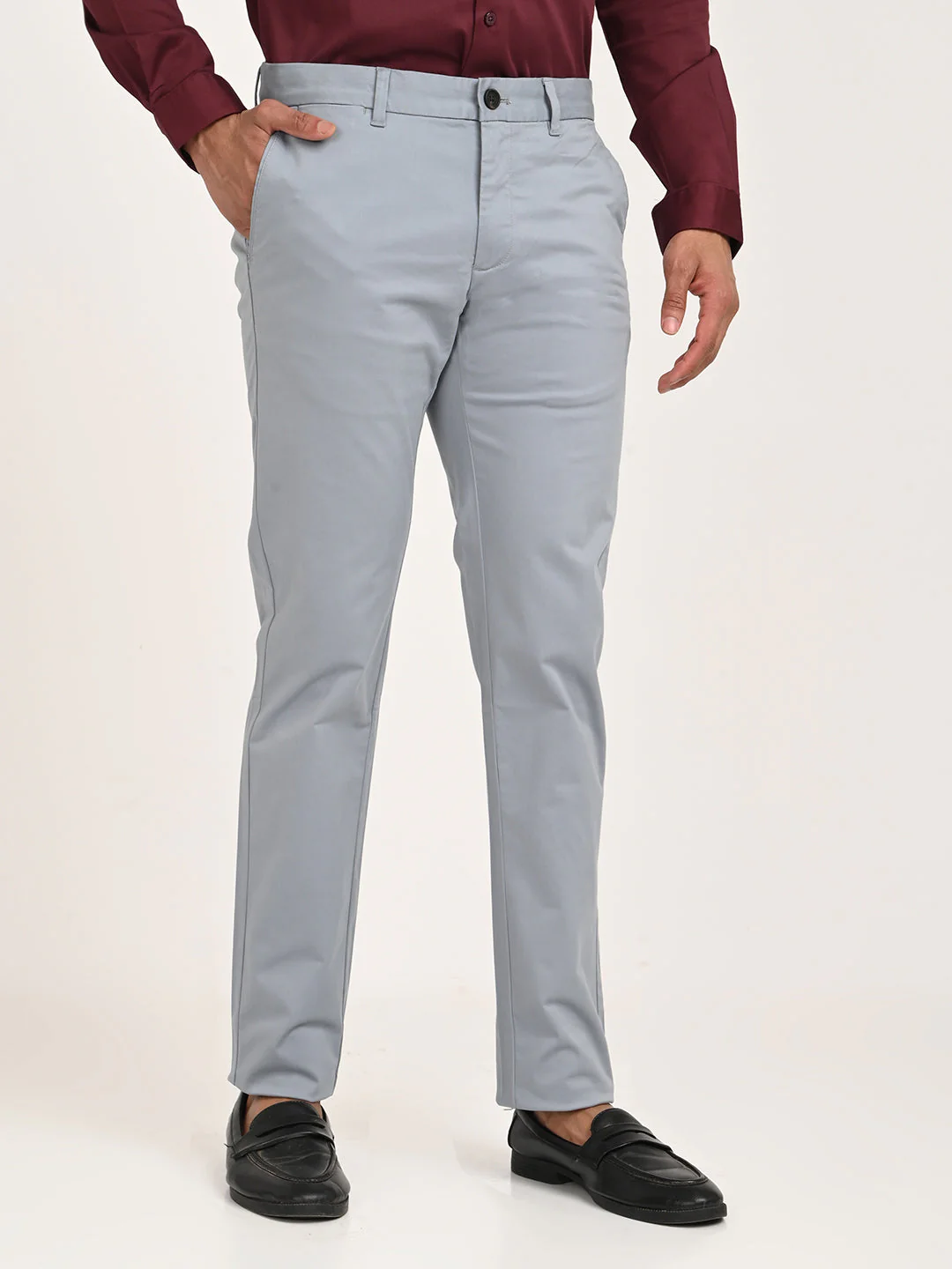 Men's Brooklyn Fit Cotton Stretch Trouser - Image 21