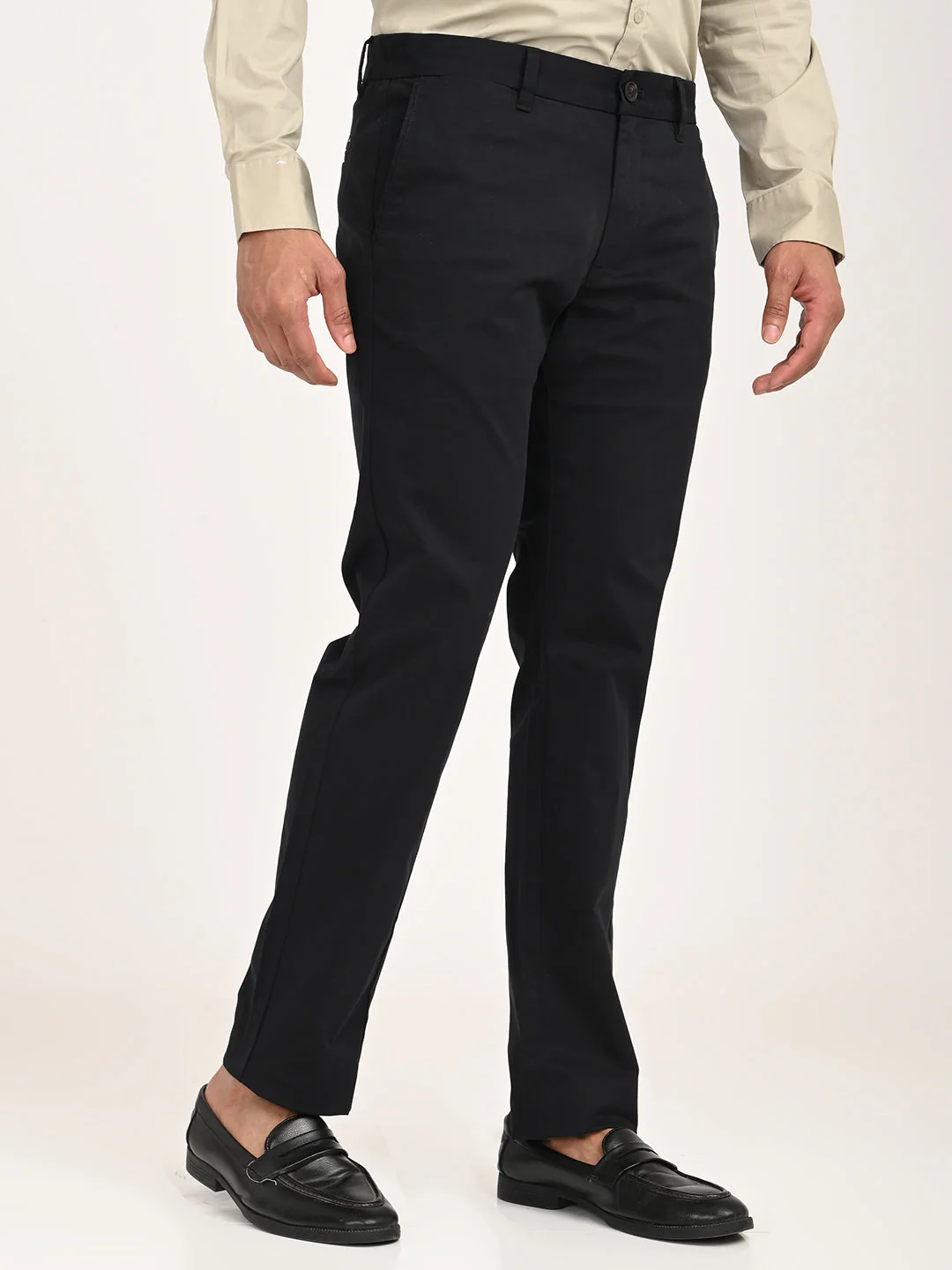 Men's Brooklyn Fit Cotton Stretch Trouser - Image 3