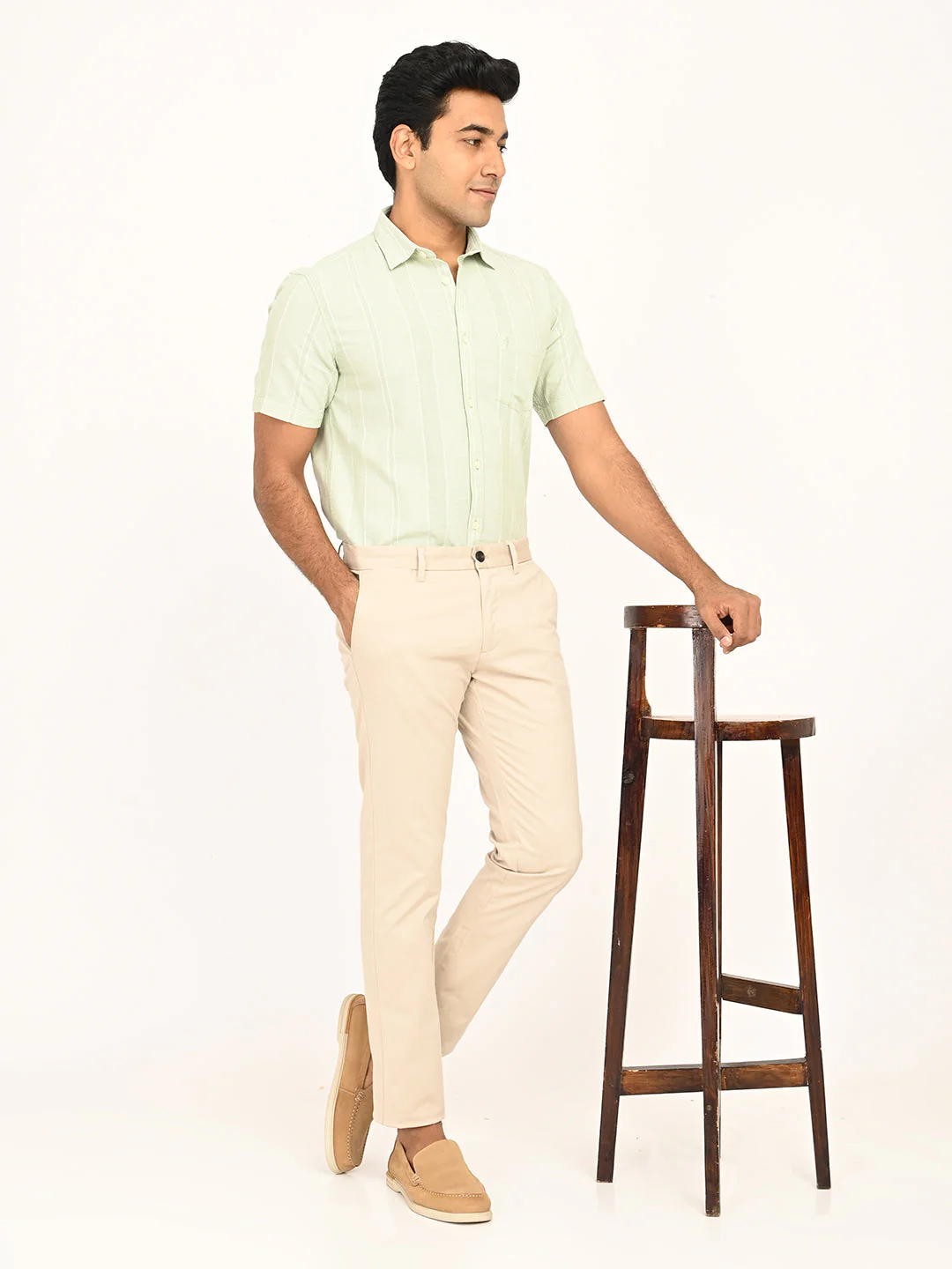 Men's Brooklyn Fit Cotton Stretch Trouser - Image 30