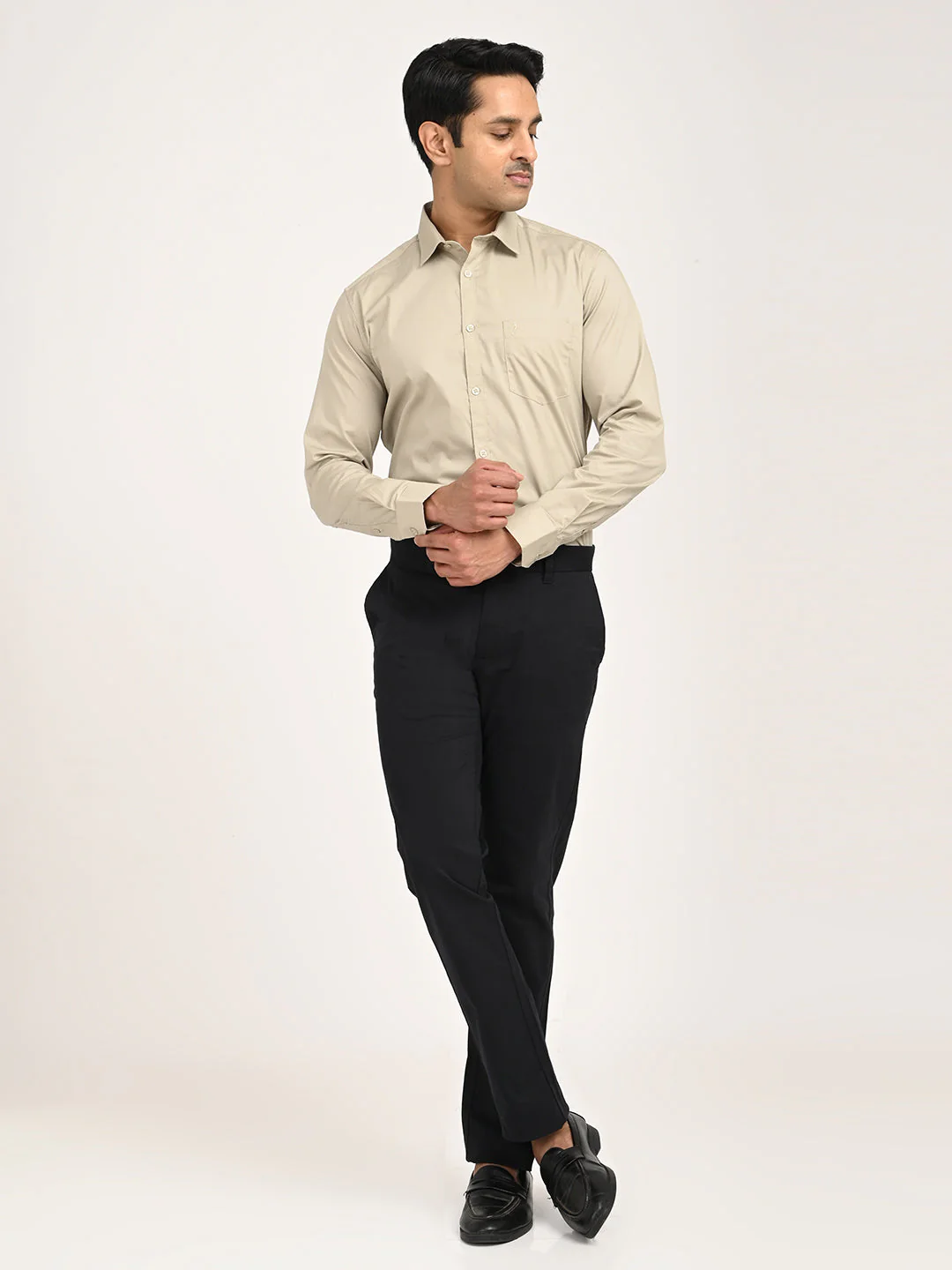 Men's Brooklyn Fit Cotton Stretch Trouser - Image 6