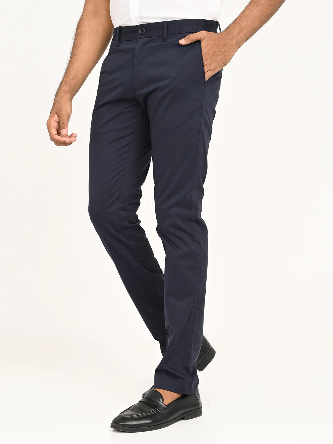 Men's Brooklyn Fit Cotton Stretch Trouser - Image 8