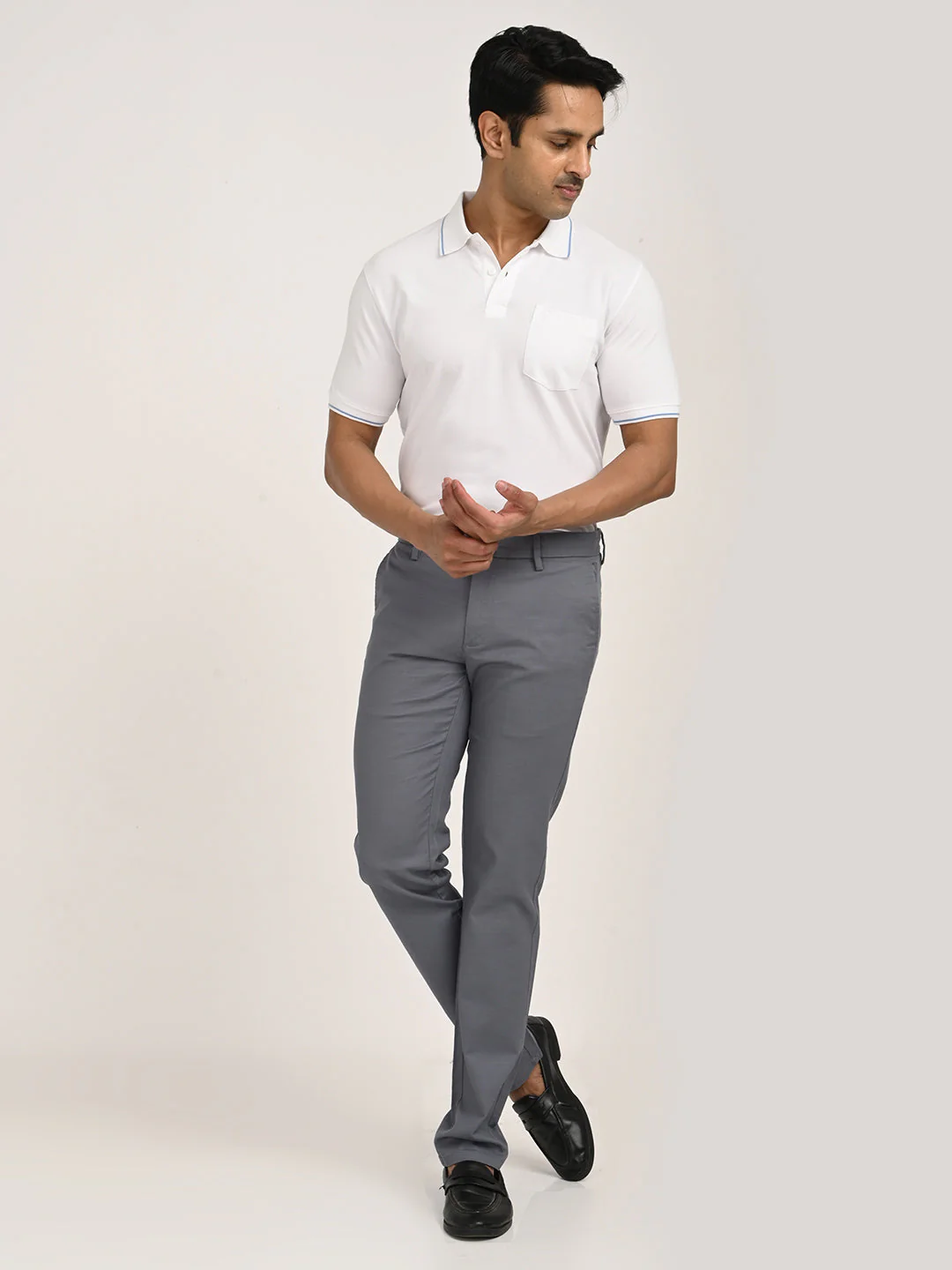 Men's Brooklyn Fit Cotton Stretch Trouser - Image 24