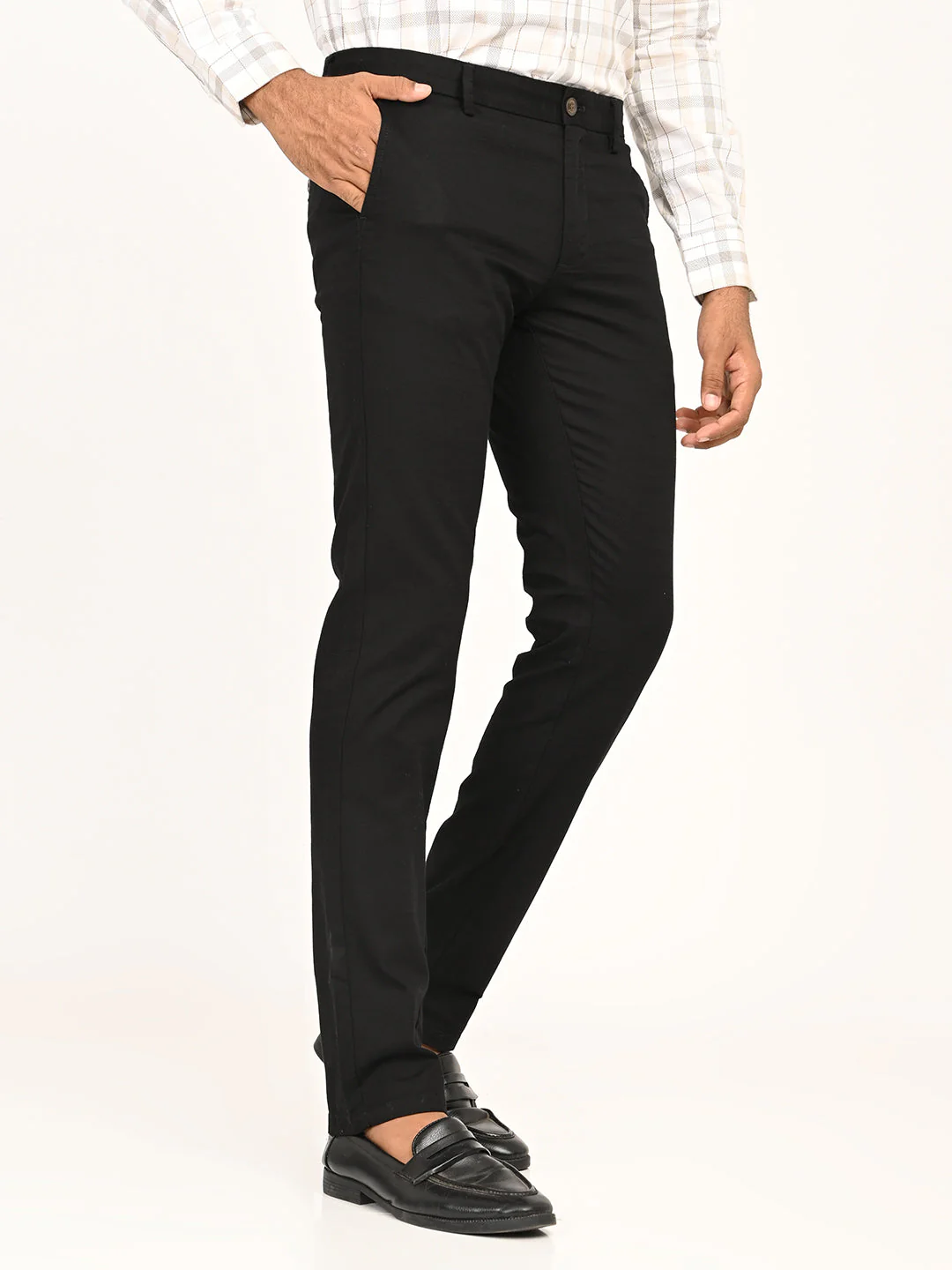 Men's Brooklyn Fit Cotton Stretch Trouser - Image 3