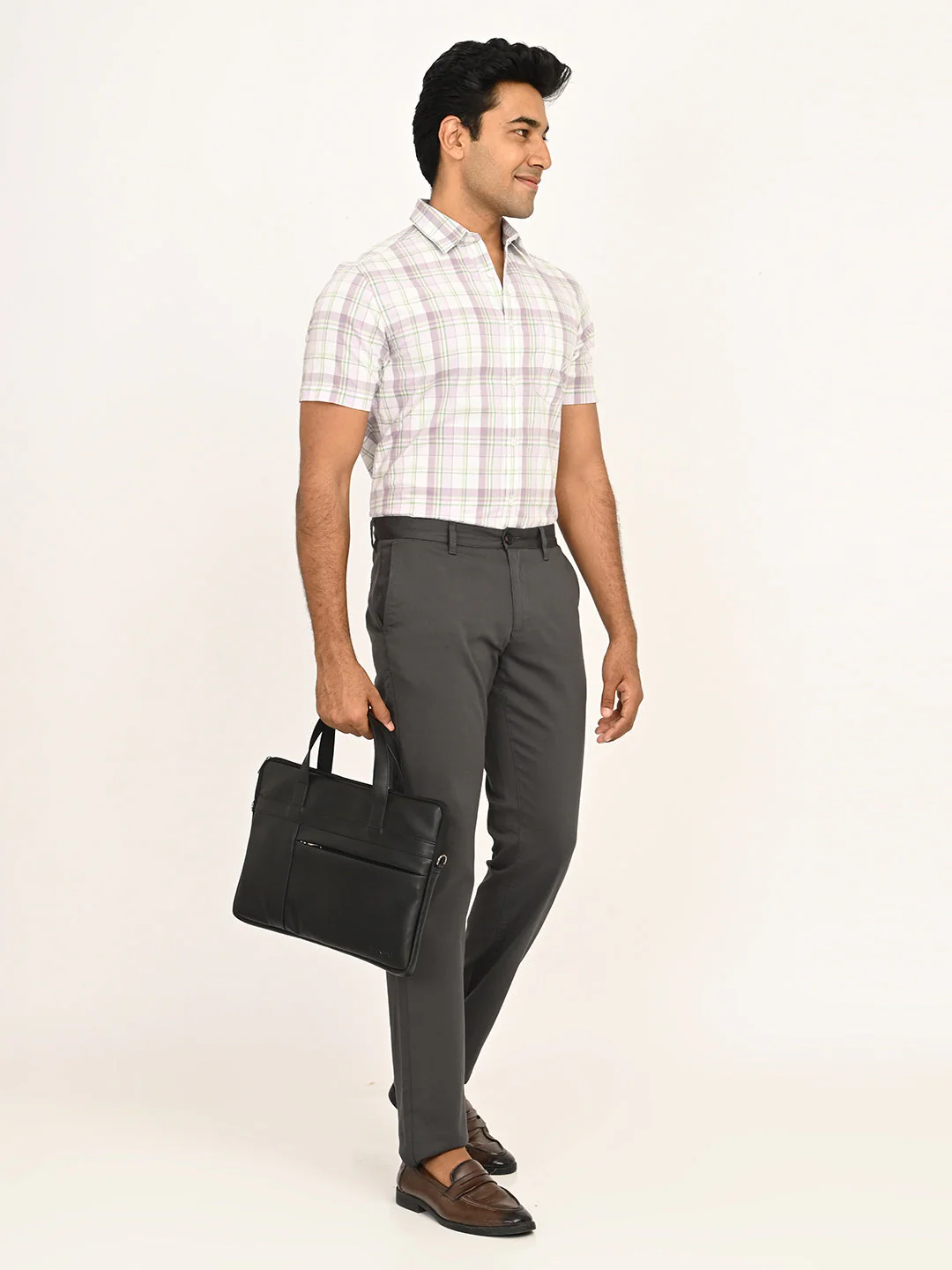 Men's Brooklyn Fit Cotton Stretch Trouser - Image 6
