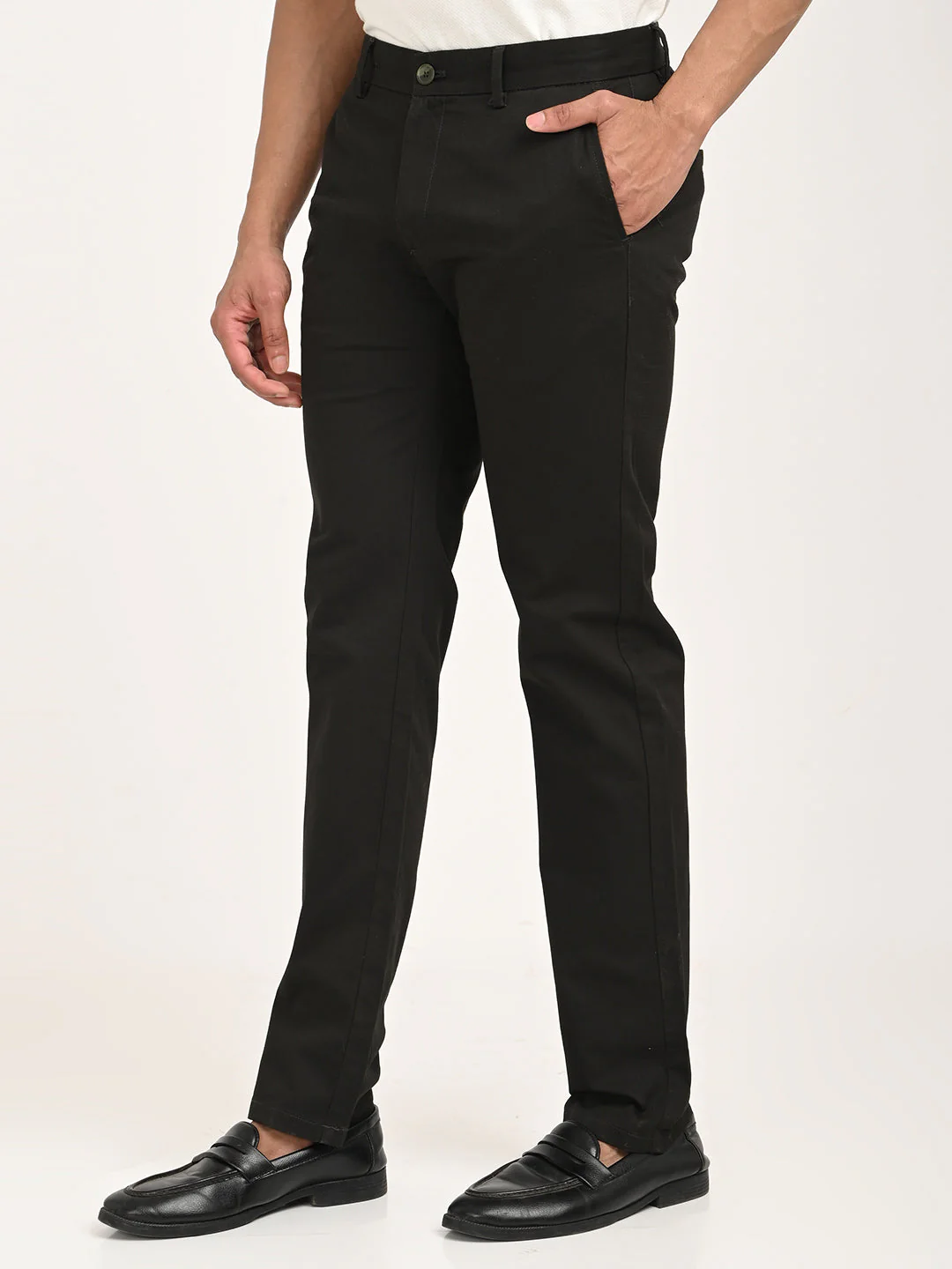 Men's Brooklyn Fit Cotton Stretch Trouser - Image 2