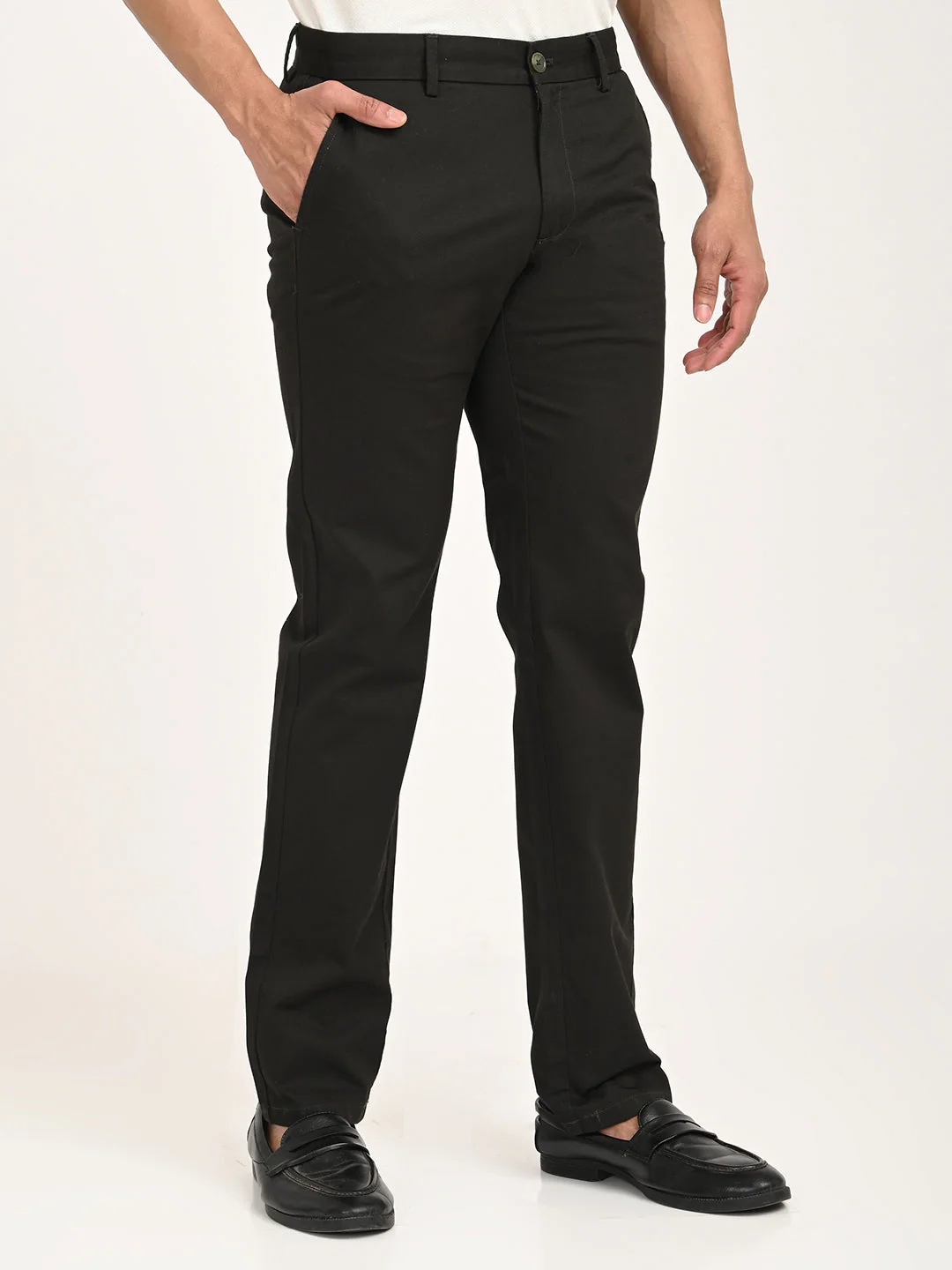 Men's Brooklyn Fit Cotton Stretch Trouser - Image 3