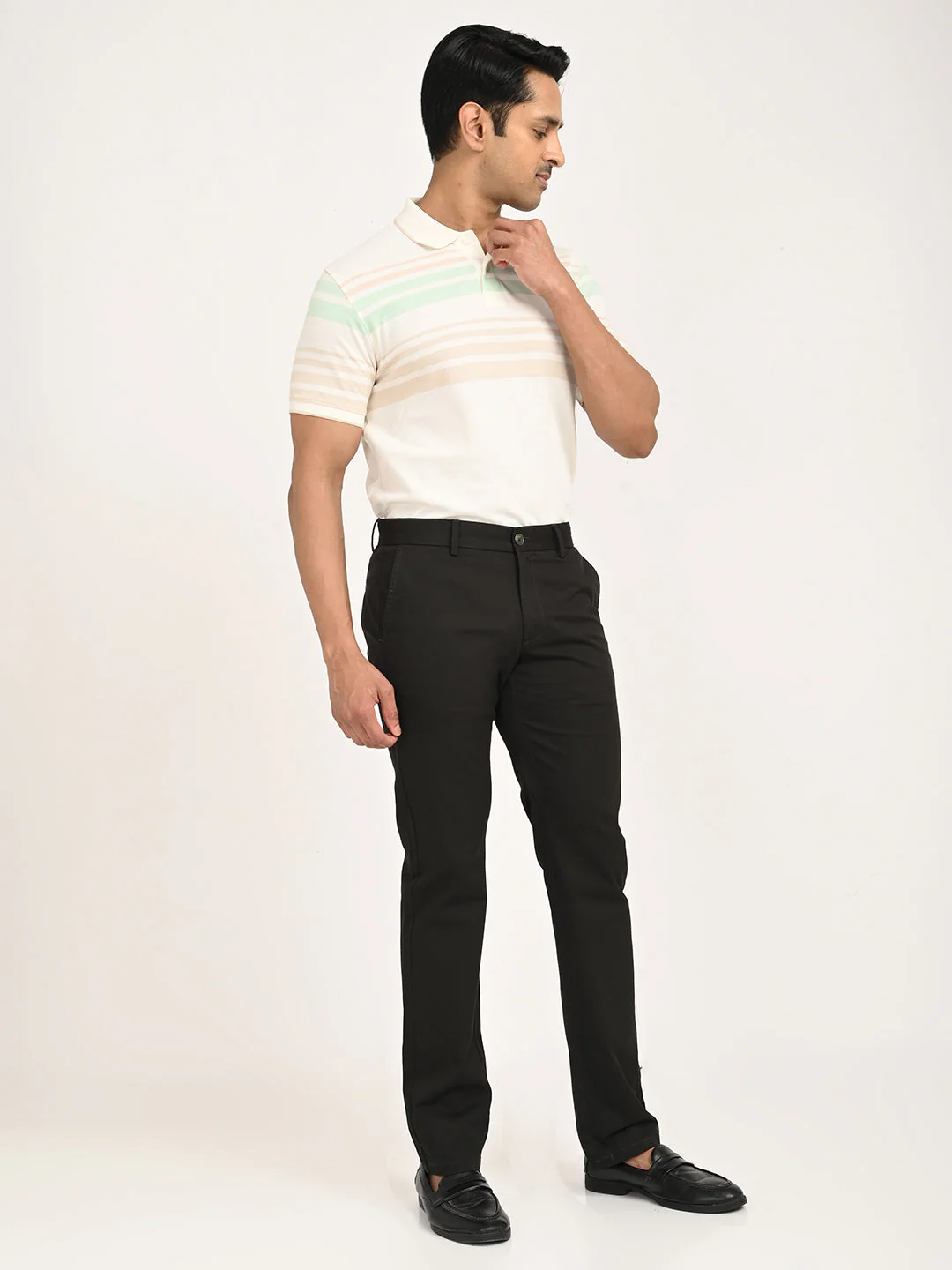 Men's Brooklyn Fit Cotton Stretch Trouser - Image 6