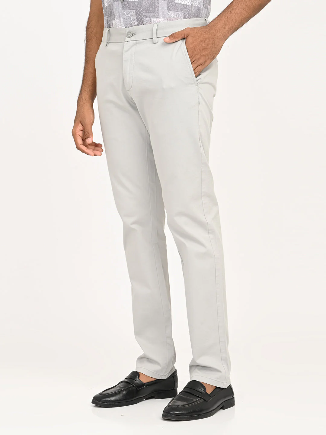 Men's Brooklyn Fit Cotton Stretch Trouser - Image 8