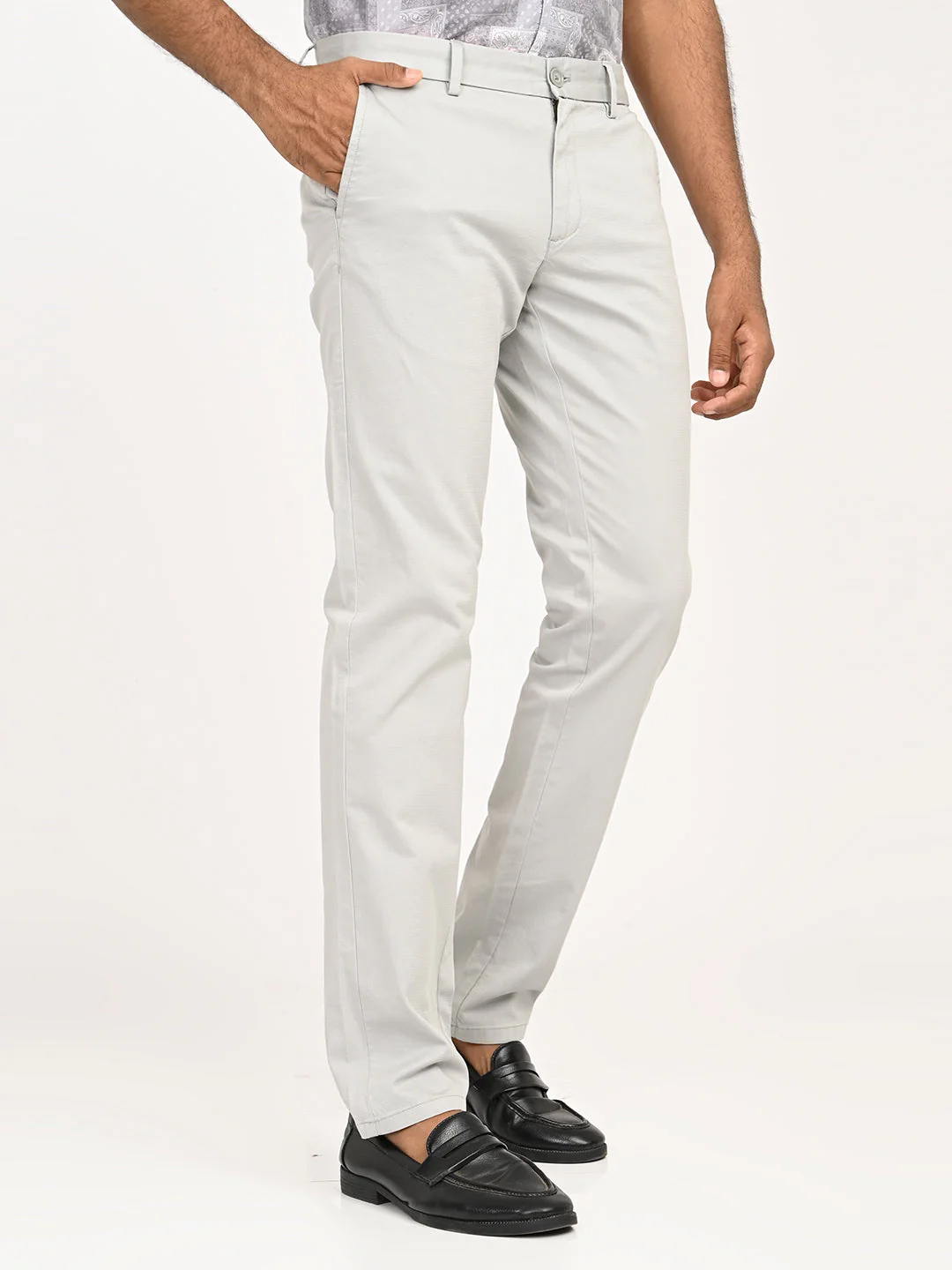 Men's Brooklyn Fit Cotton Stretch Trouser - Image 9