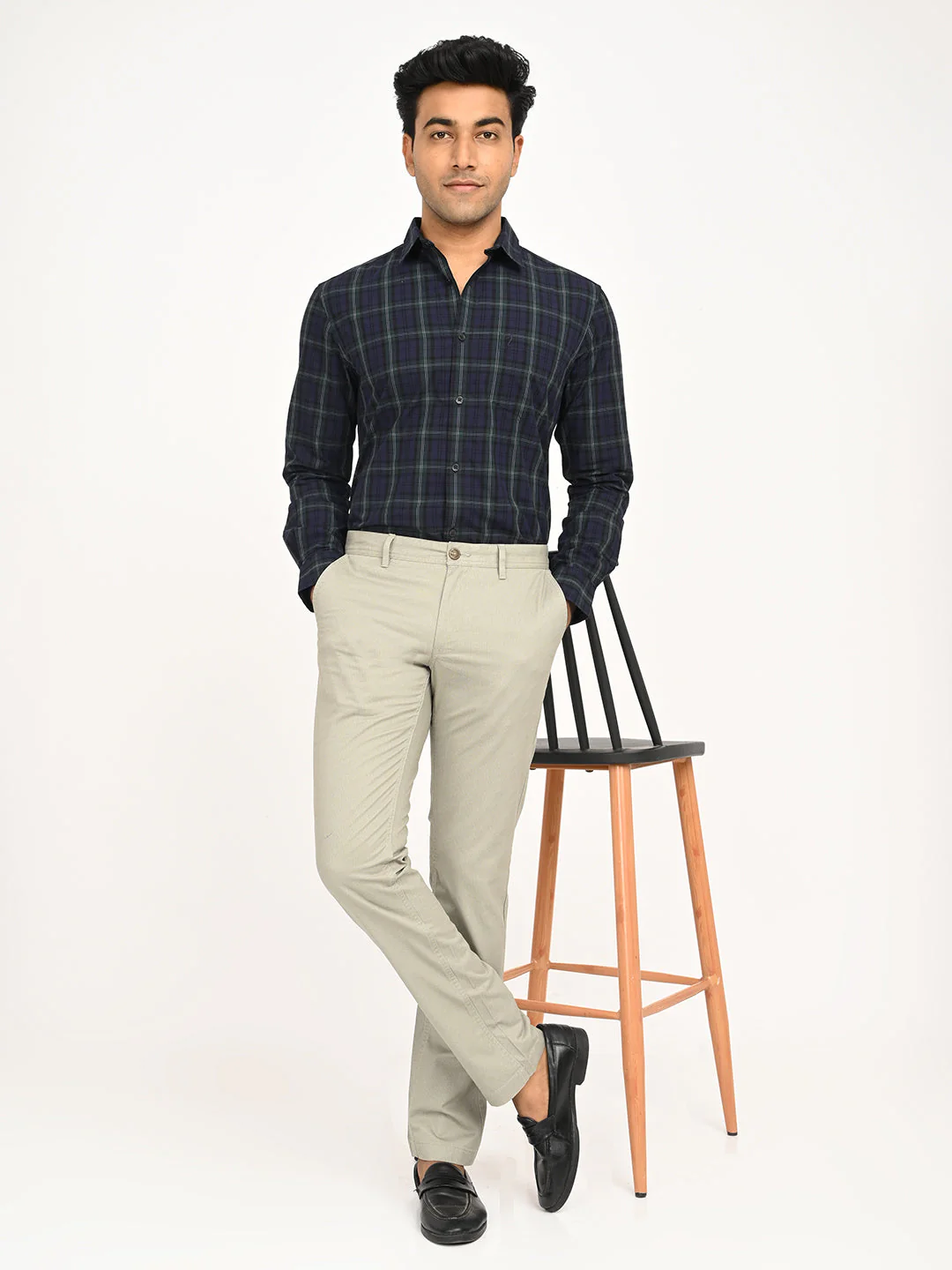 Men's Brooklyn Fit Cotton Stretch Trouser - Image 12