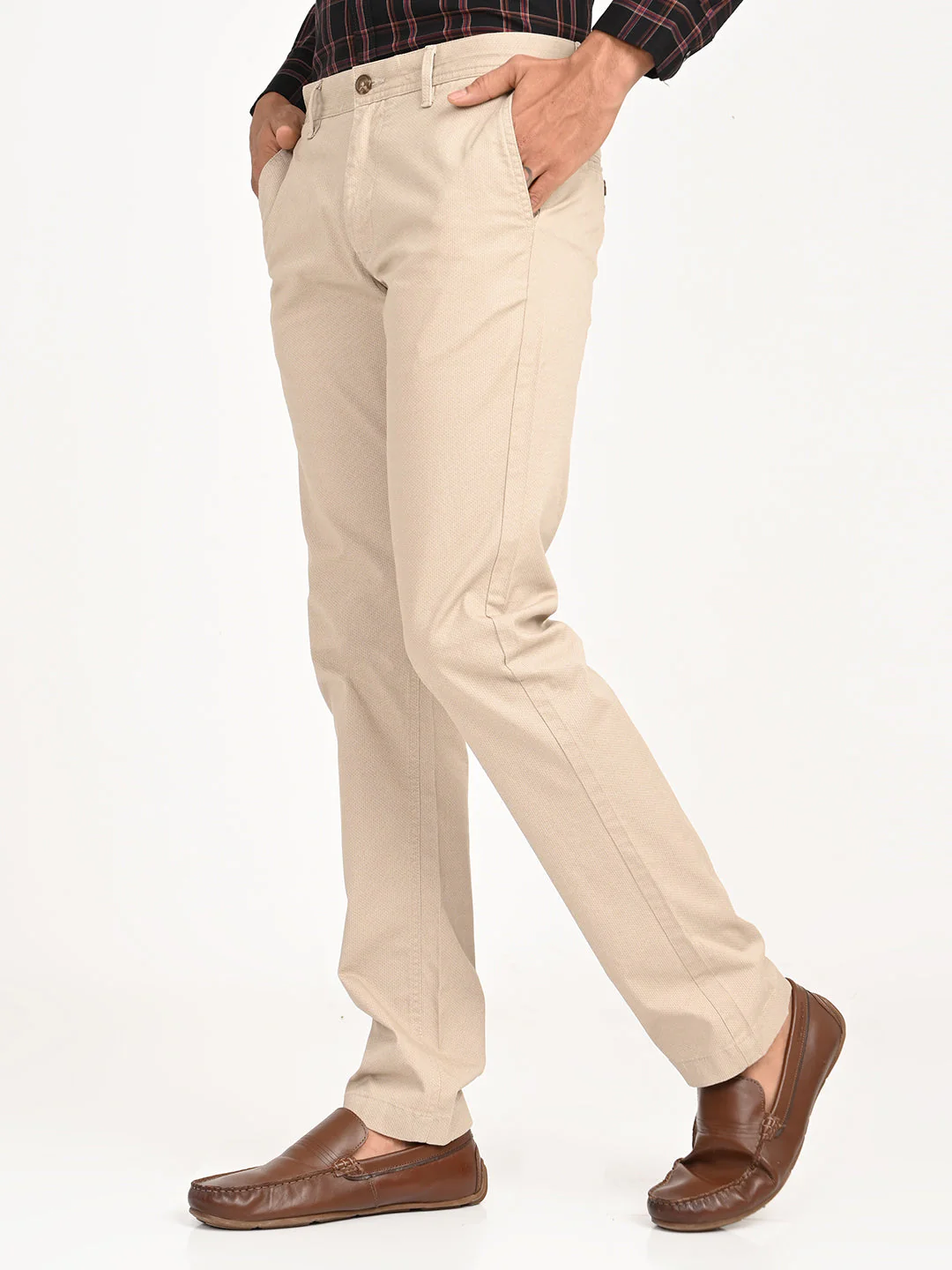 Men's Brooklyn Fit Cotton Stretch Trouser - Image 2
