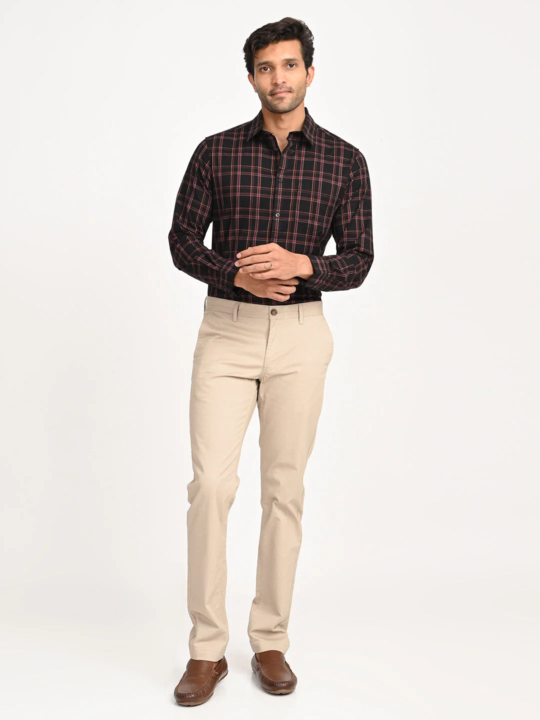 Men's Brooklyn Fit Cotton Stretch Trouser - Image 6