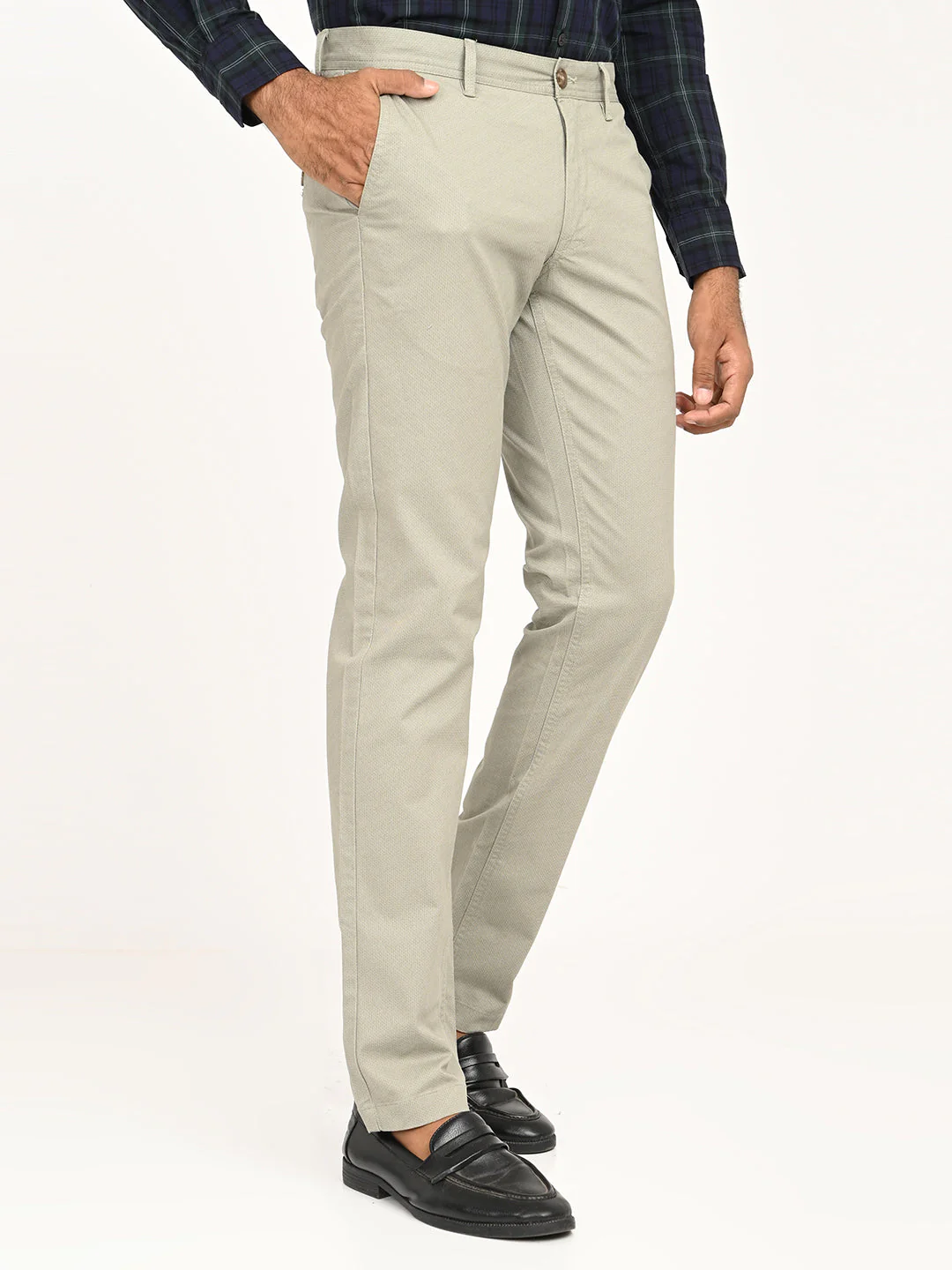 Men's Brooklyn Fit Cotton Stretch Trouser - Image 9