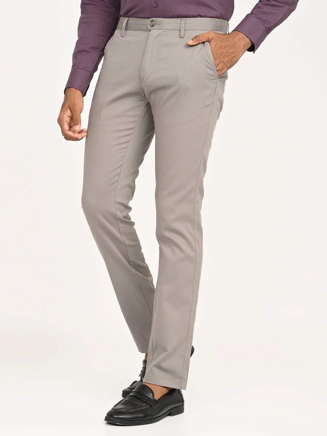 Men's Brooklyn Fit Cotton Stretch Trouser - Image 2