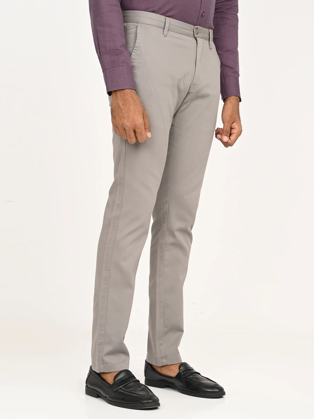 Men's Brooklyn Fit Cotton Stretch Trouser - Image 3