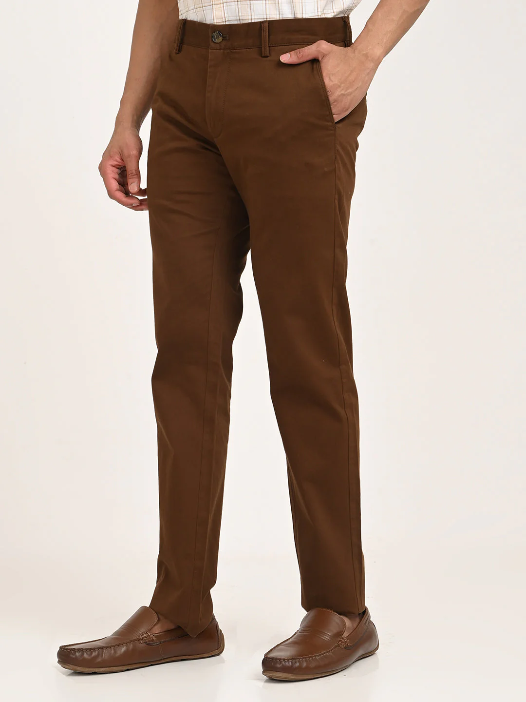 Men's Brooklyn Fit Cotton Stretch Trouser - Image 26