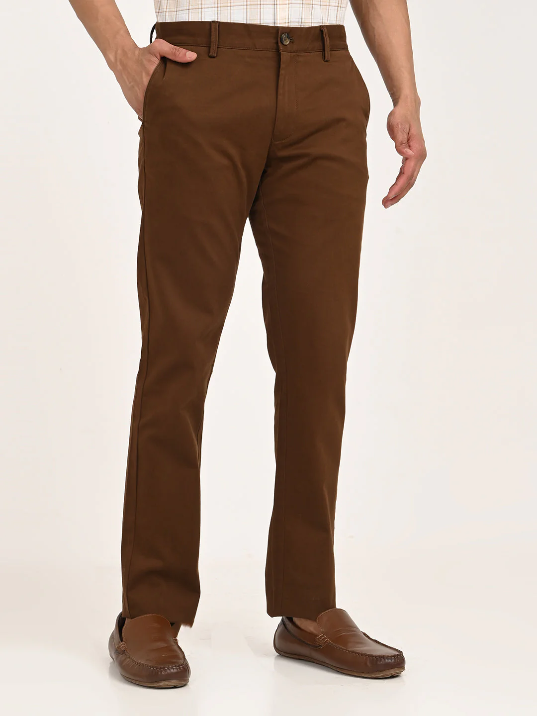 Men's Brooklyn Fit Cotton Stretch Trouser - Image 27