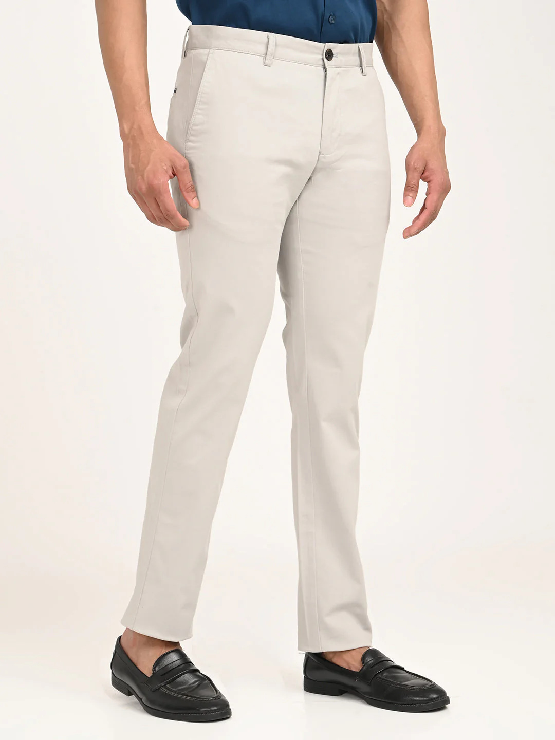 Men's Brooklyn Fit Cotton Stretch Trouser - Image 3