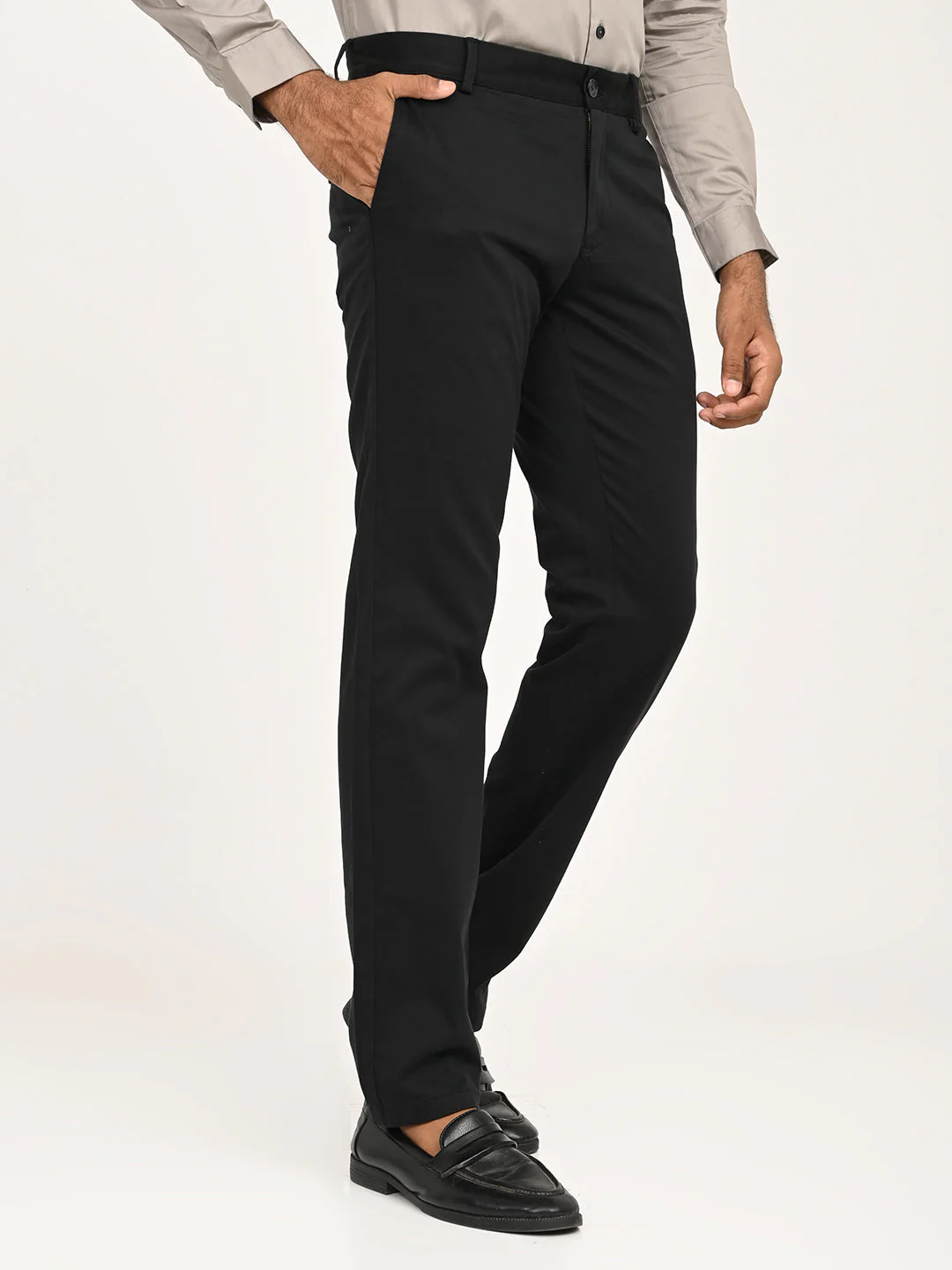 Men's Brooklyn Fit Cotton Stretch Trouser - Image 33