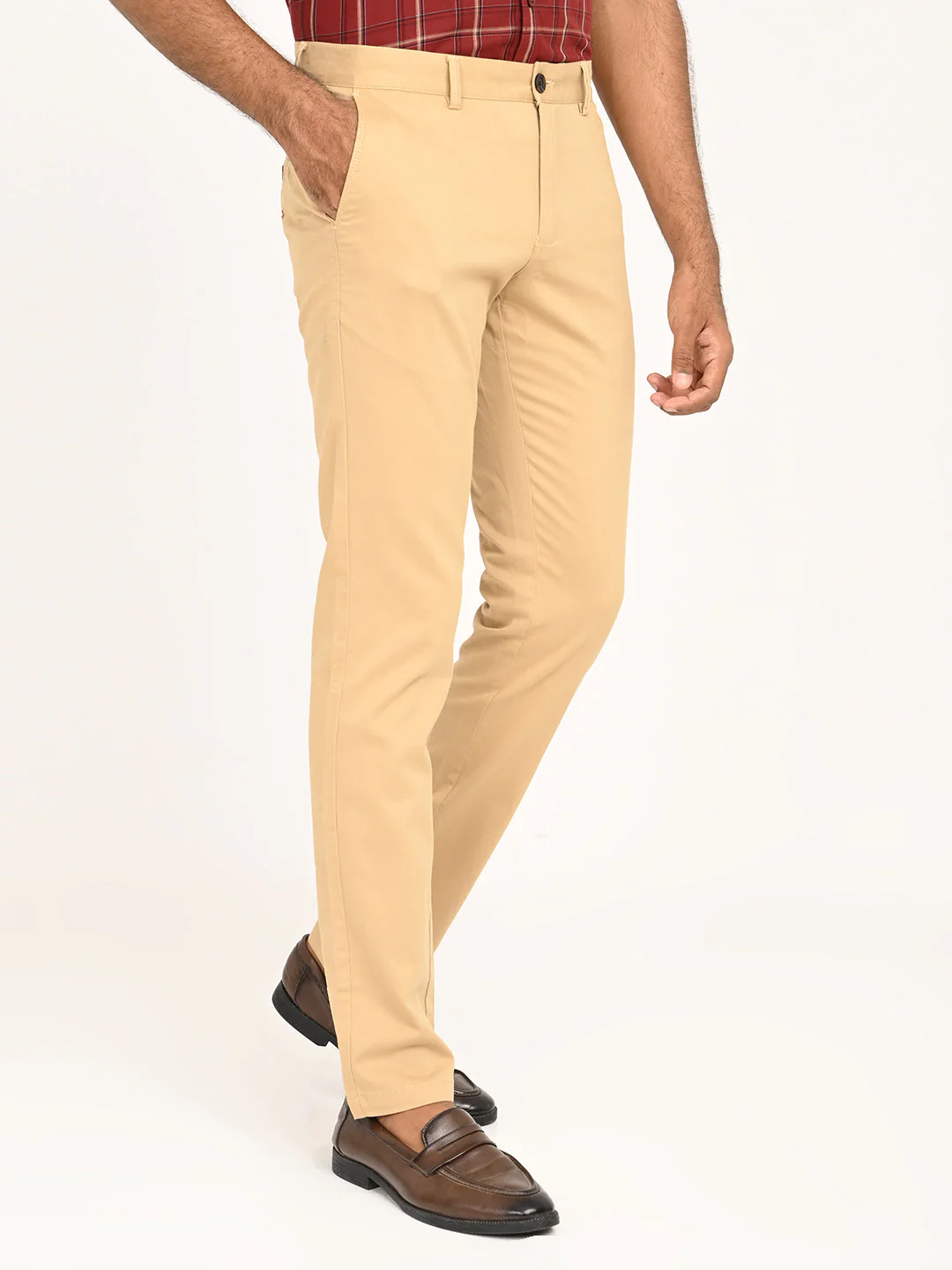 Men's Brooklyn Fit Cotton Stretch Trouser - Image 9