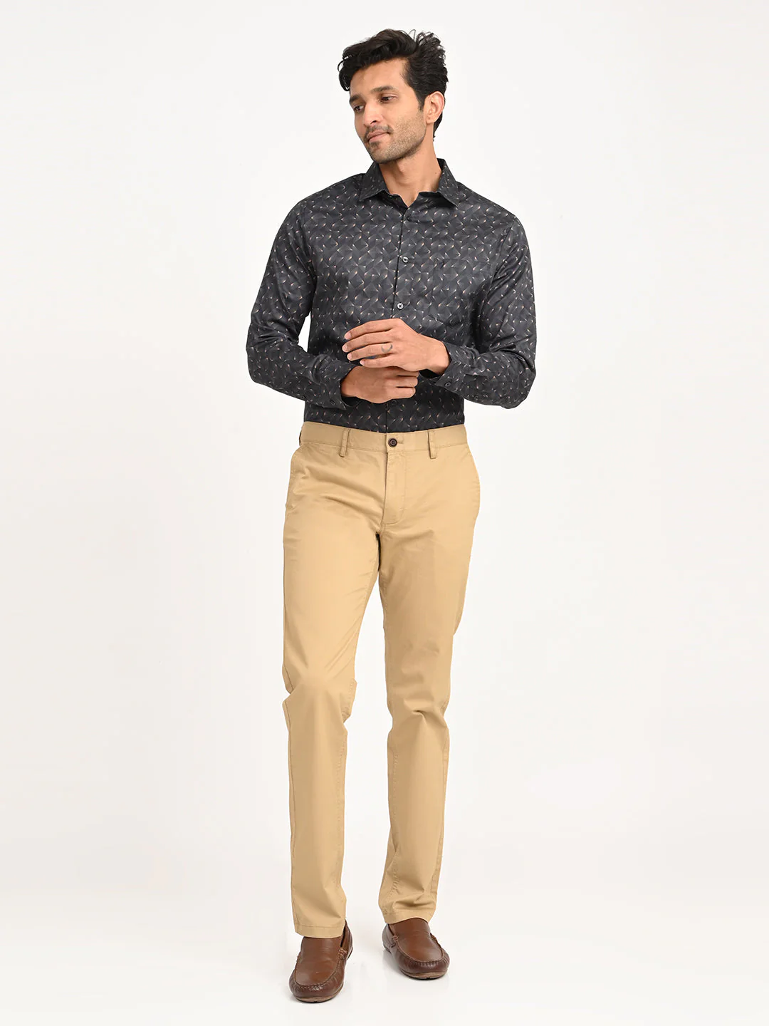 Men's Brooklyn Fit Cotton Stretch Trouser - Image 12