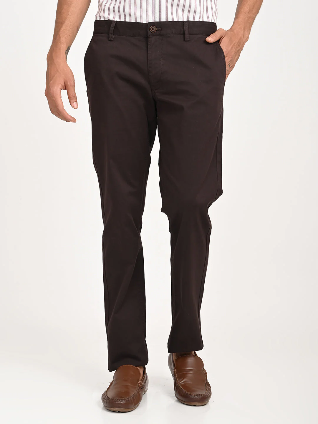 Men's Brooklyn Fit Cotton Stretch Trouser - Image 19