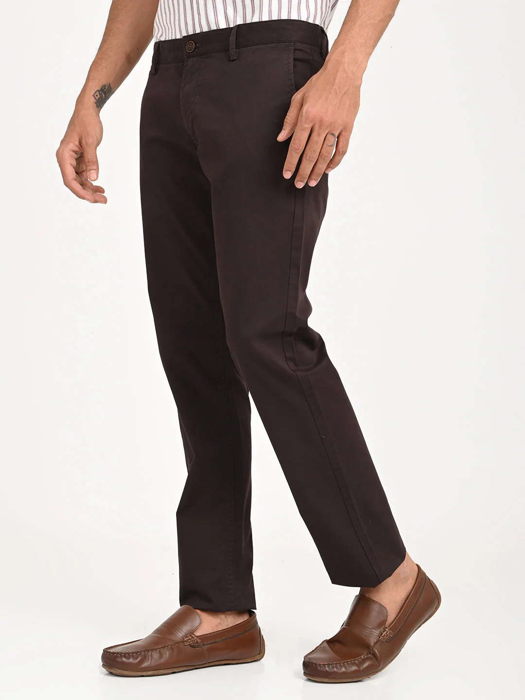 Men's Brooklyn Fit Cotton Stretch Trouser - Image 20