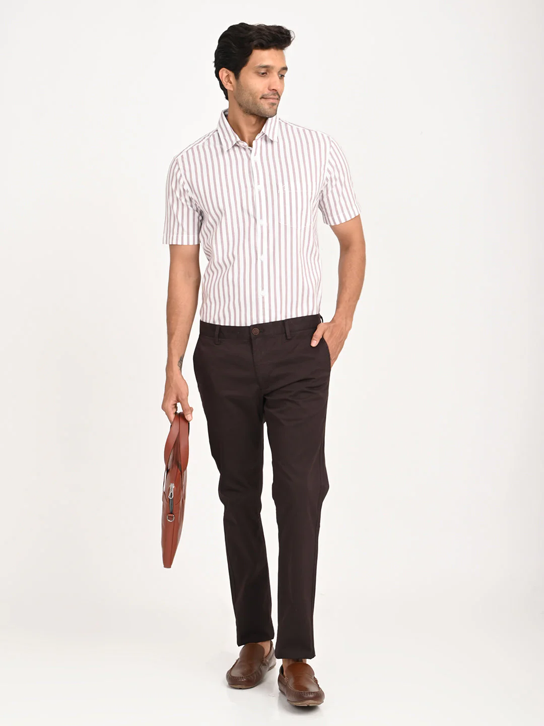 Men's Brooklyn Fit Cotton Stretch Trouser - Image 24