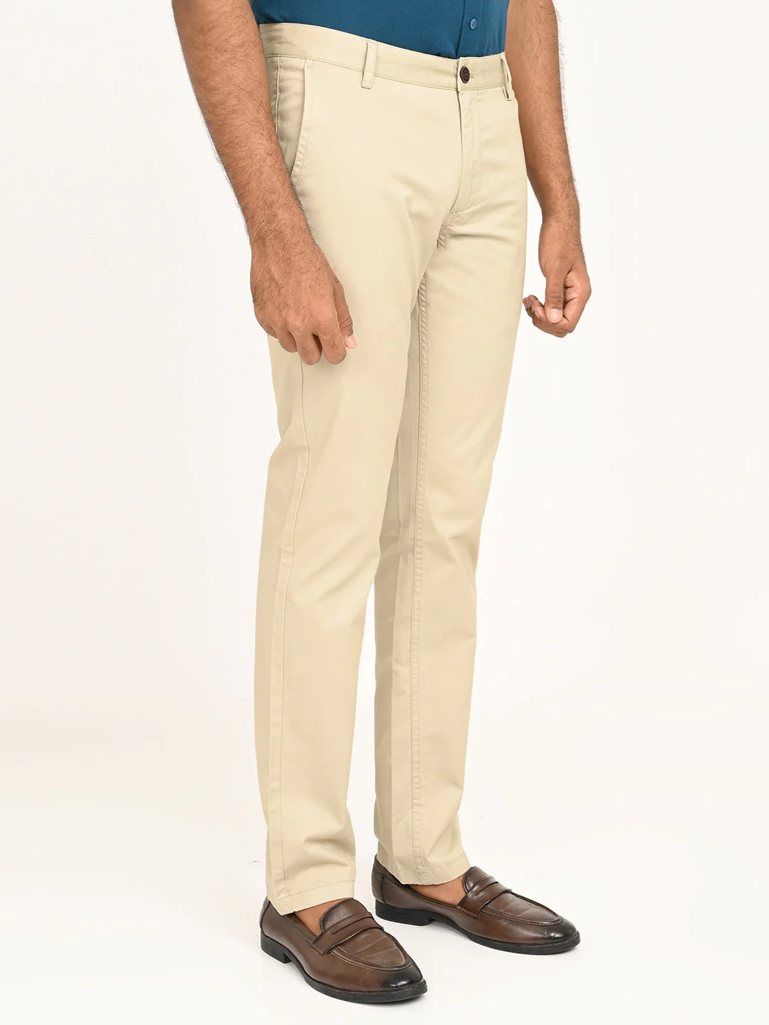 Men's Brooklyn Fit Cotton Stretch Trouser - Image 3