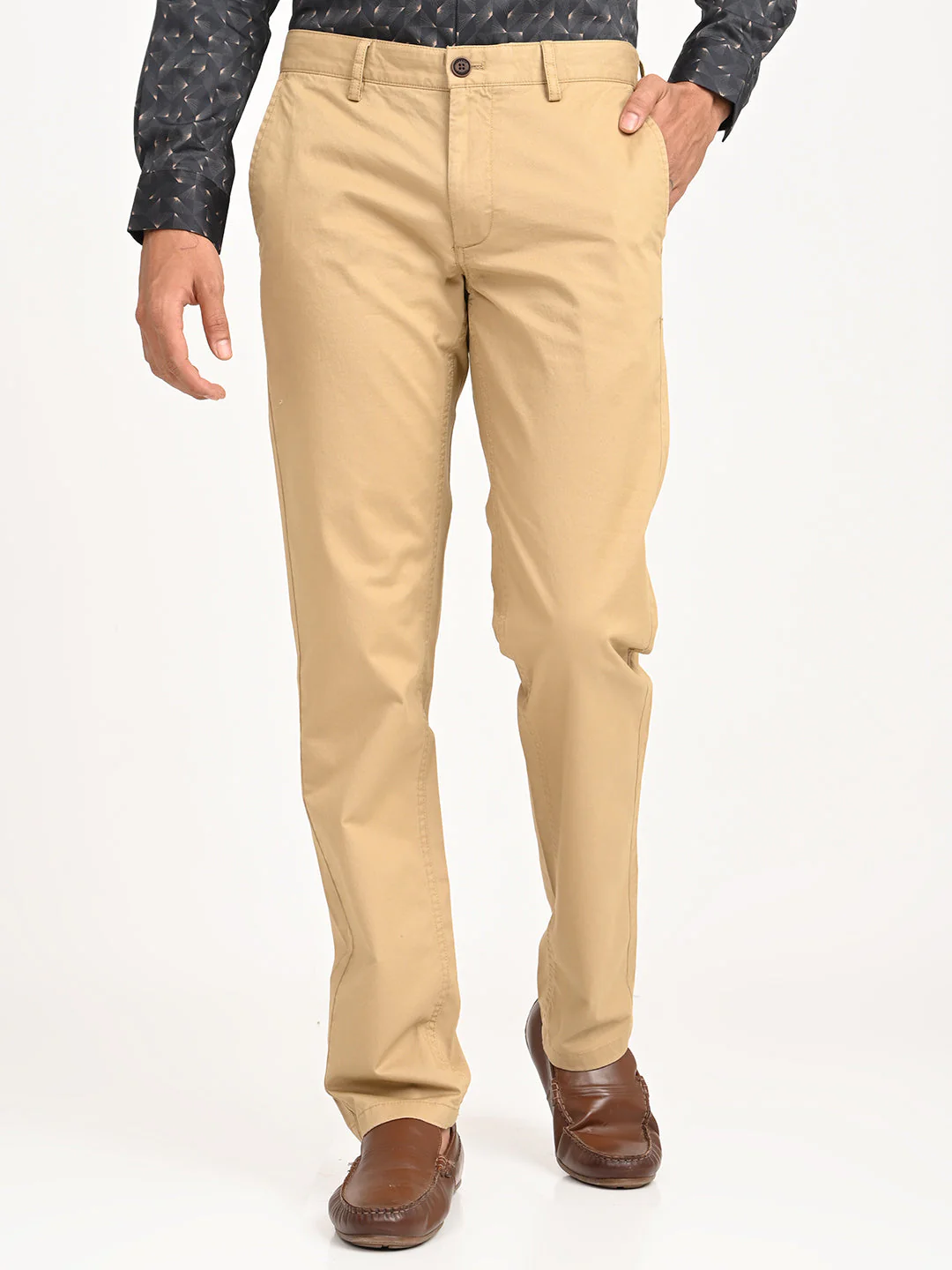 Men's Brooklyn Fit Cotton Stretch Trouser - Image 7