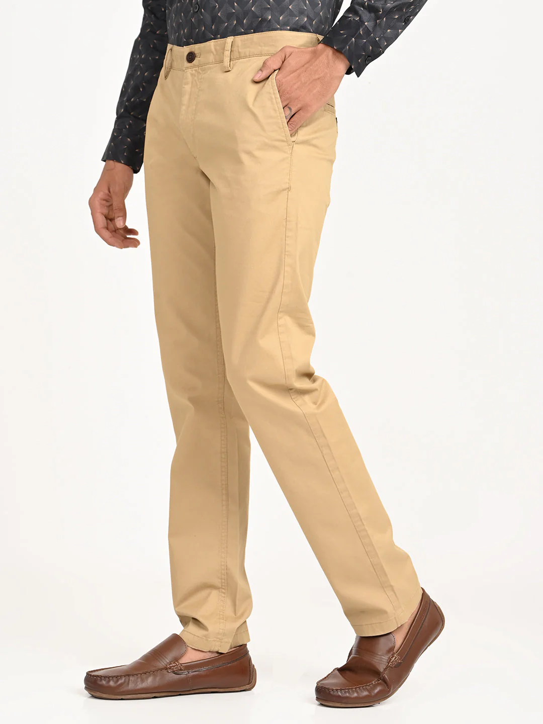 Men's Brooklyn Fit Cotton Stretch Trouser - Image 8