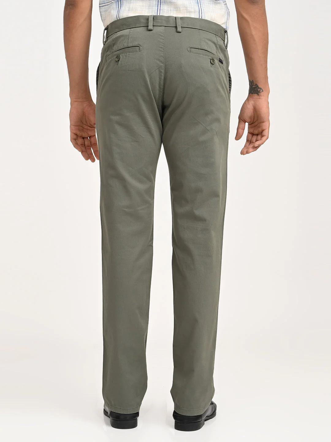 Men's Brooklyn Fit Cotton Stretch Trouser - Image 4