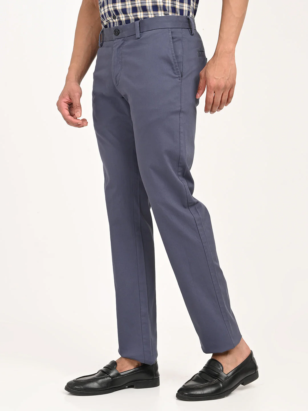 Men's Brooklyn Fit Cotton Stretch Trouser - Image 8