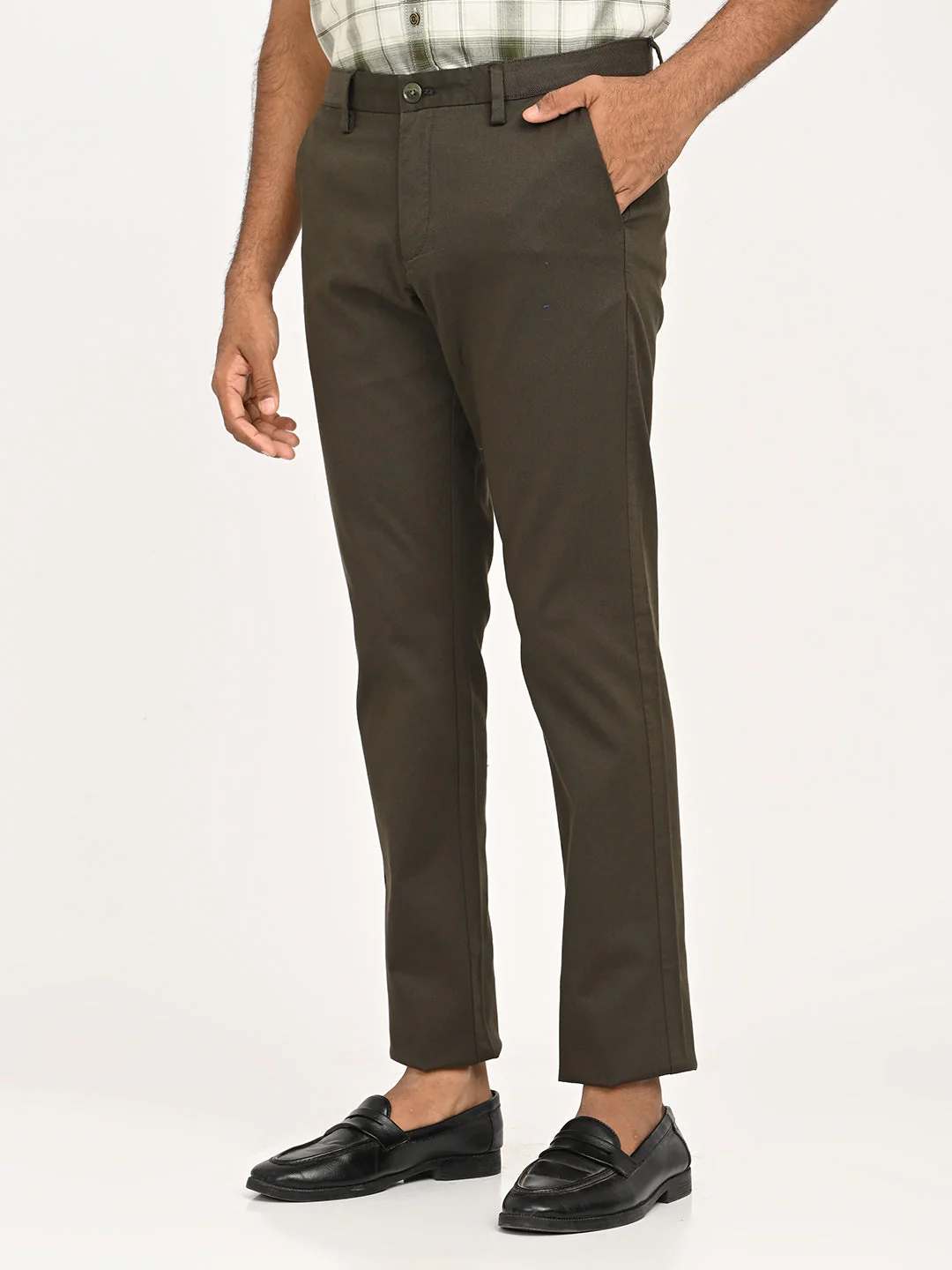 Men's Brooklyn Fit Cotton Stretch Trouser - Image 14