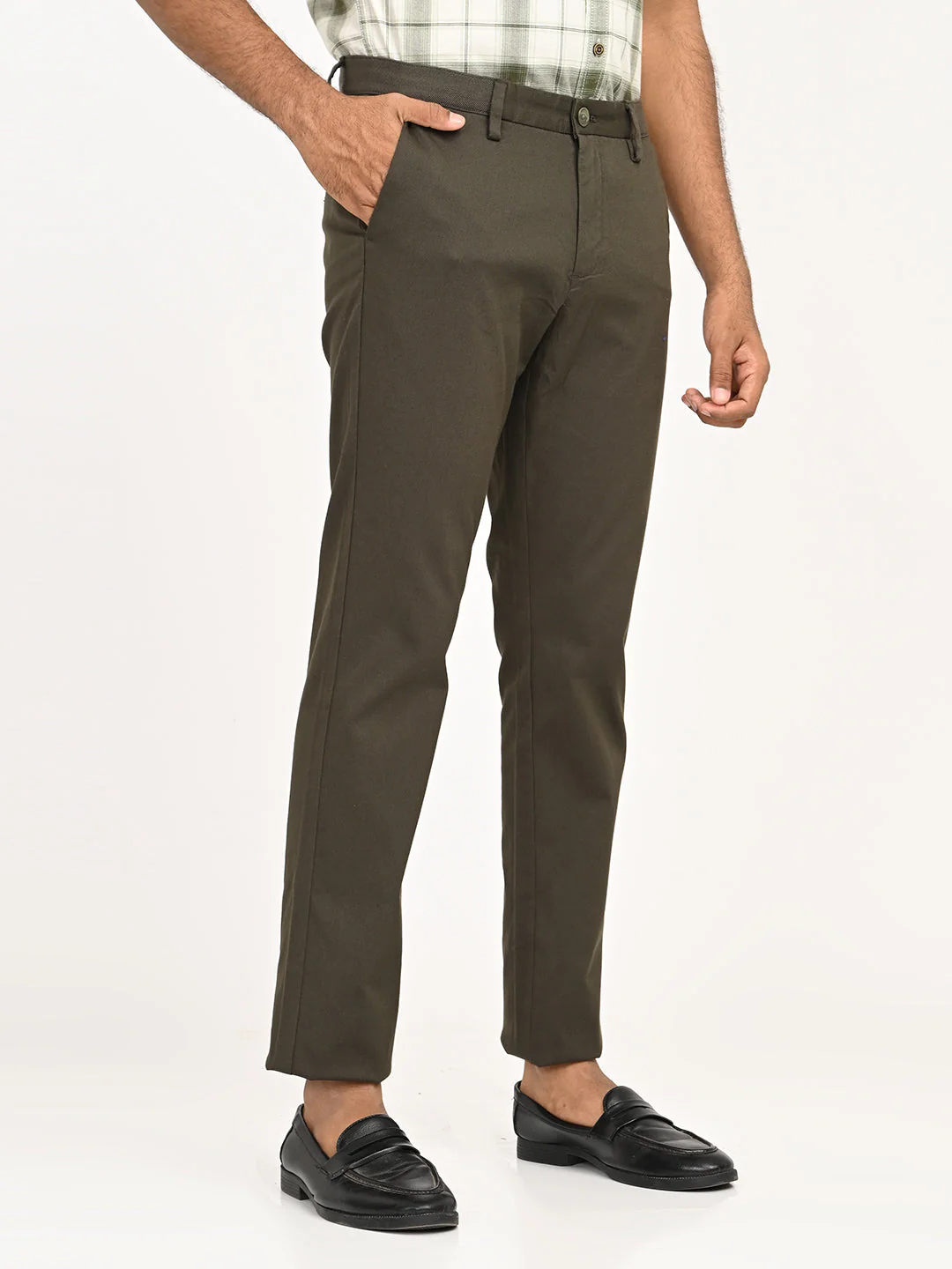 Men's Brooklyn Fit Cotton Stretch Trouser - Image 15