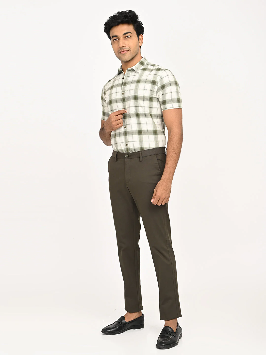 Men's Brooklyn Fit Cotton Stretch Trouser - Image 18