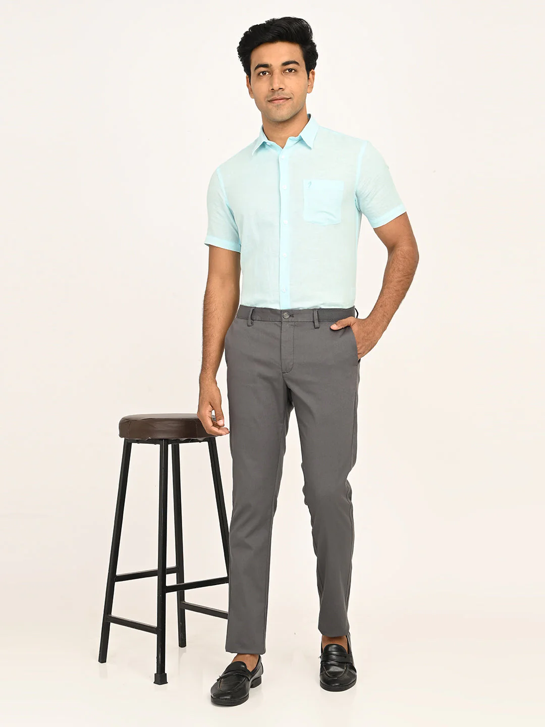 Men's Brooklyn Fit Cotton Stretch Trouser - Image 24