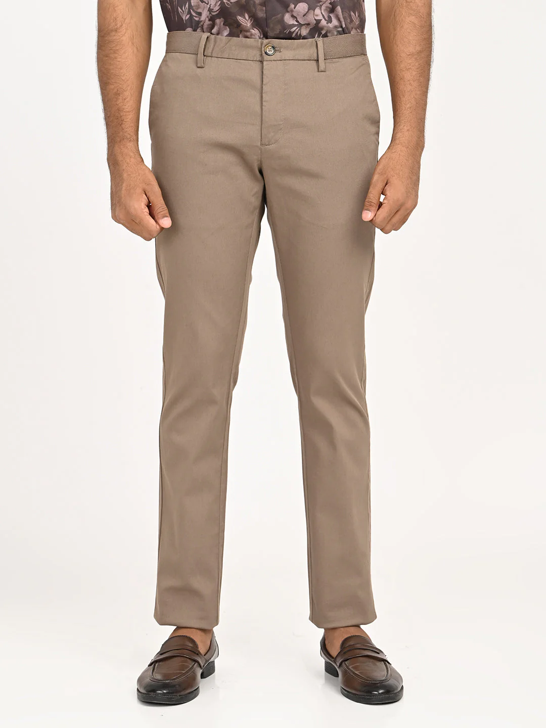 Men's Brooklyn Fit Cotton Stretch Trouser - Image 25