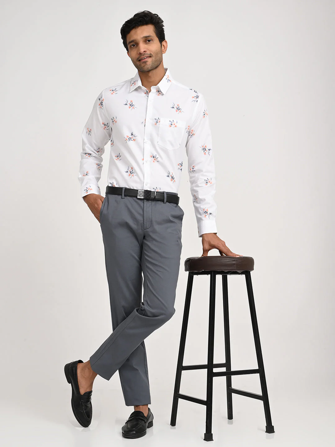 Men's Brooklyn Fit Cotton Stretch Trouser - Image 36