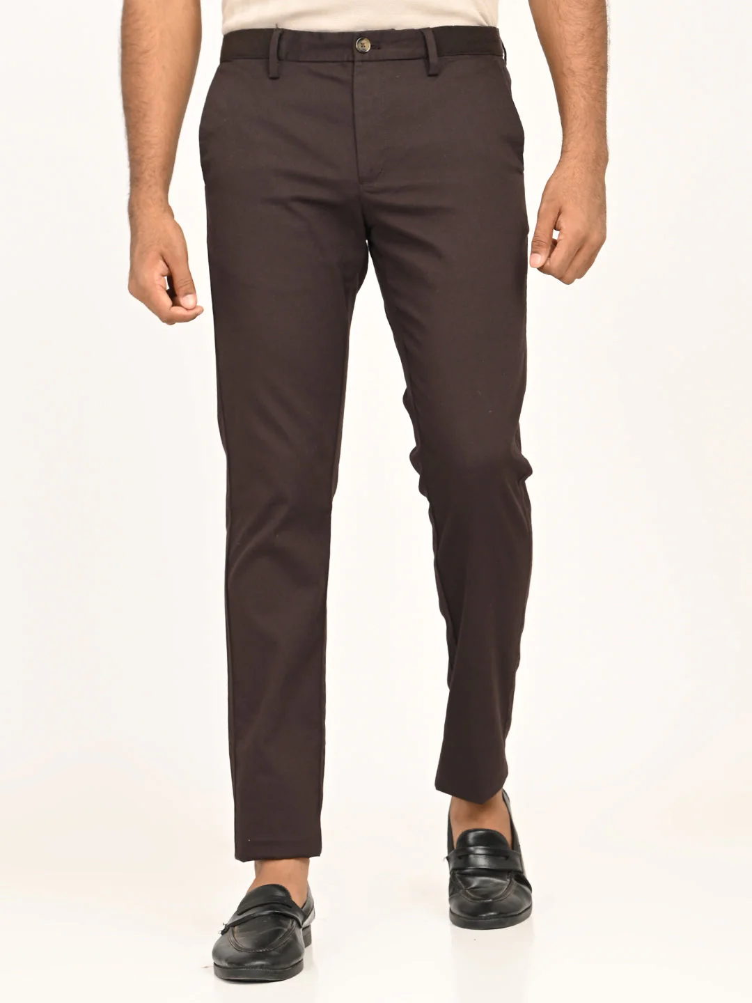 Men's Brooklyn Fit Cotton Stretch Trouser - Image 7