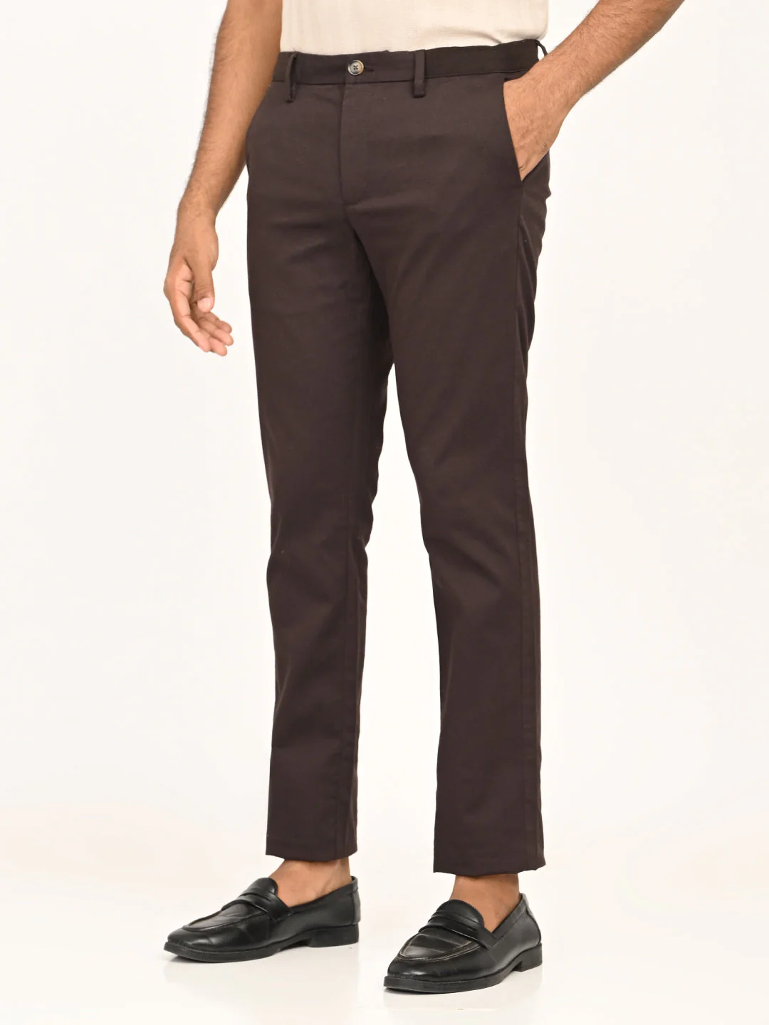 Men's Brooklyn Fit Cotton Stretch Trouser - Image 8