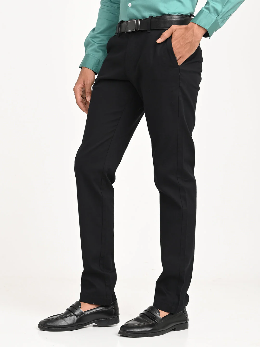 Men's Brooklyn Fit Cotton Stretch Trouser - Image 2