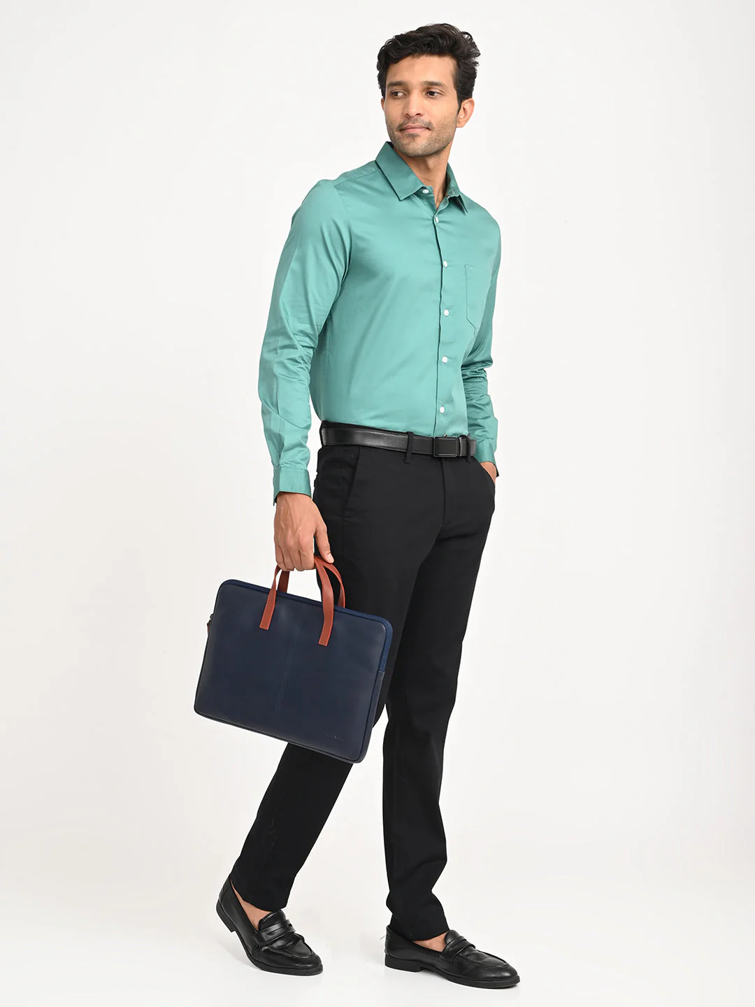 Men's Brooklyn Fit Cotton Stretch Trouser - Image 6