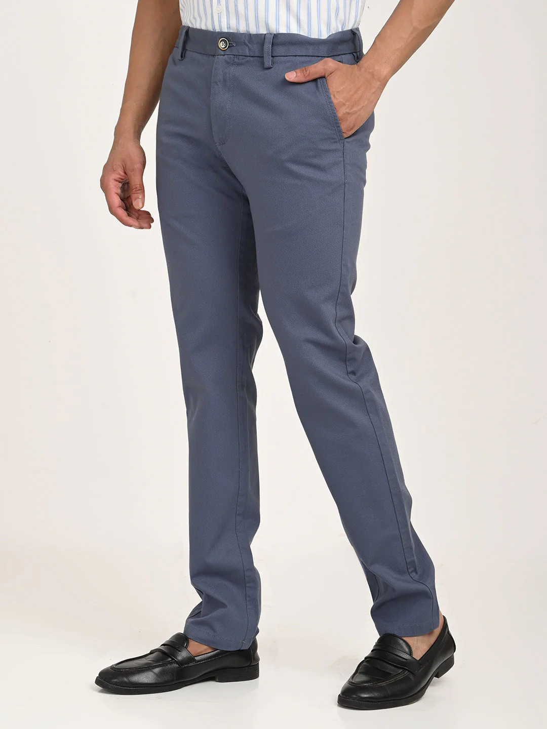 Men's Brooklyn Fit Cotton Stretch Trouser - Image 14